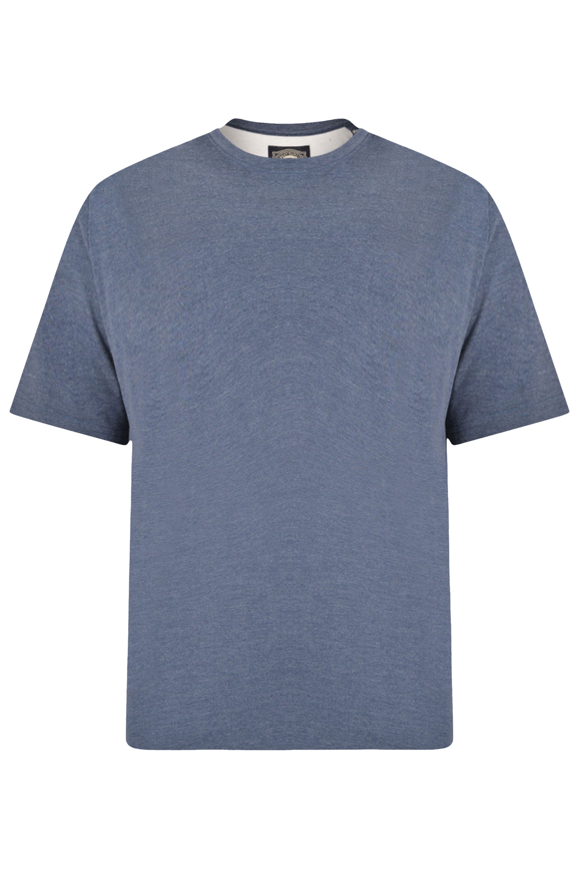 KAM Indigo Blue Plain T-Shirt | BadRhino 1