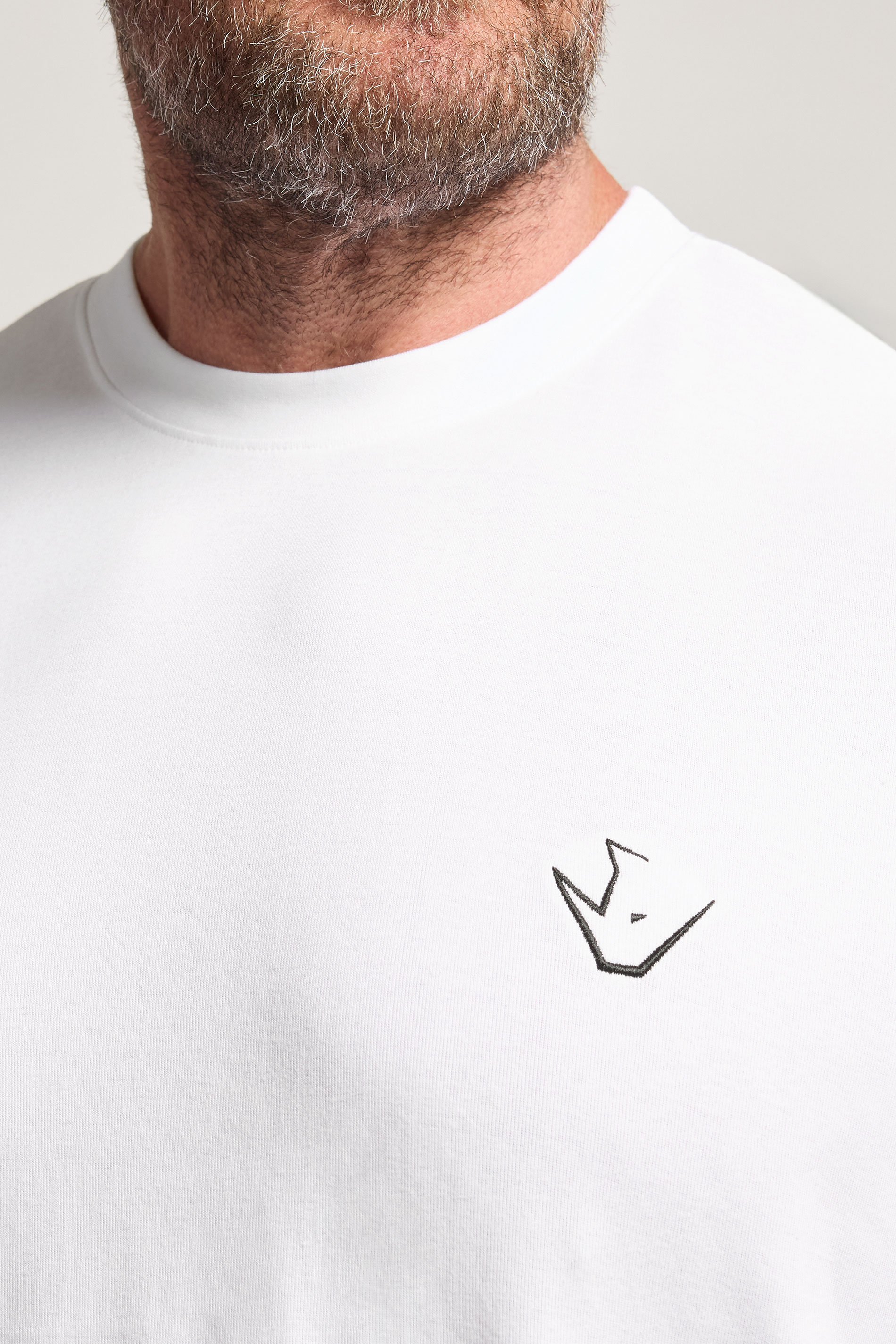 IronRhino Big & Tall White 'Rest Day' T-Shirt | BadRhino 4