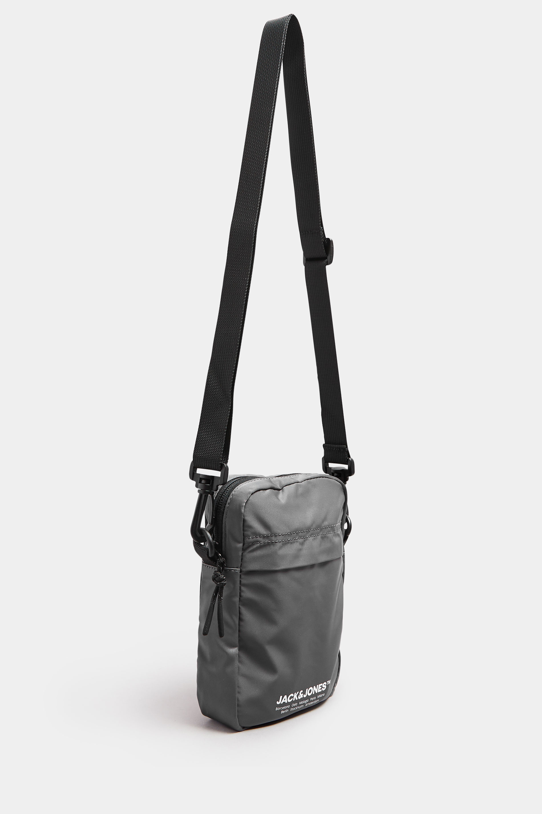 JACK & JONES Big & Tall Black Slingbag | BadRhino 2