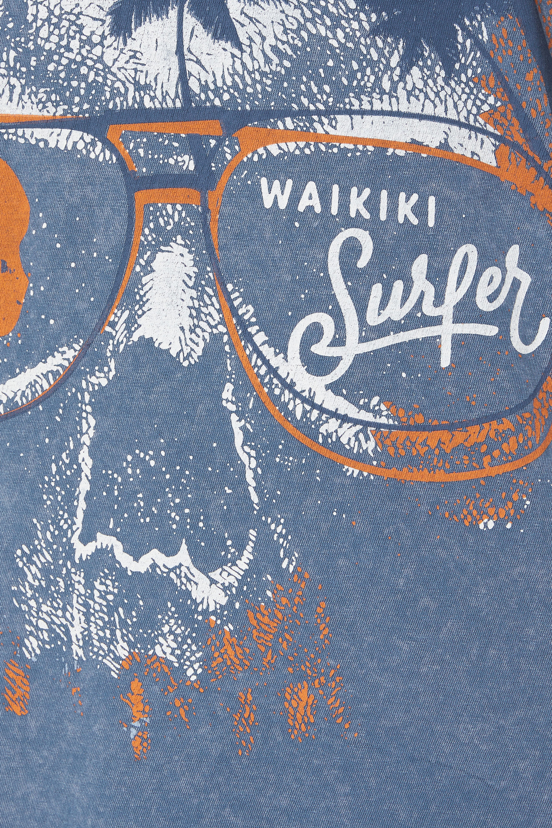 BadRhino Big & Tall Blue Acid Wash Skull Vest | BadRhino 6