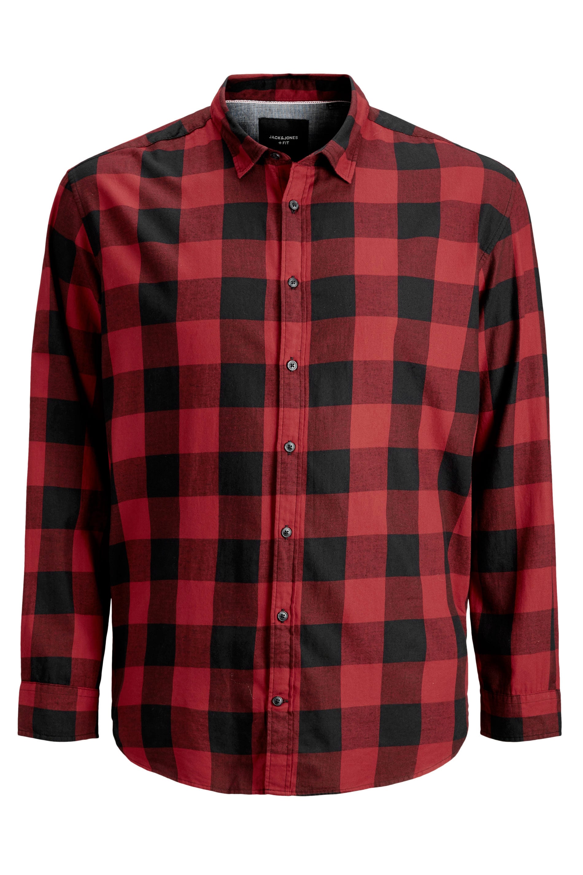 JACK & JONES Red Check Shirt | BadRhino 2