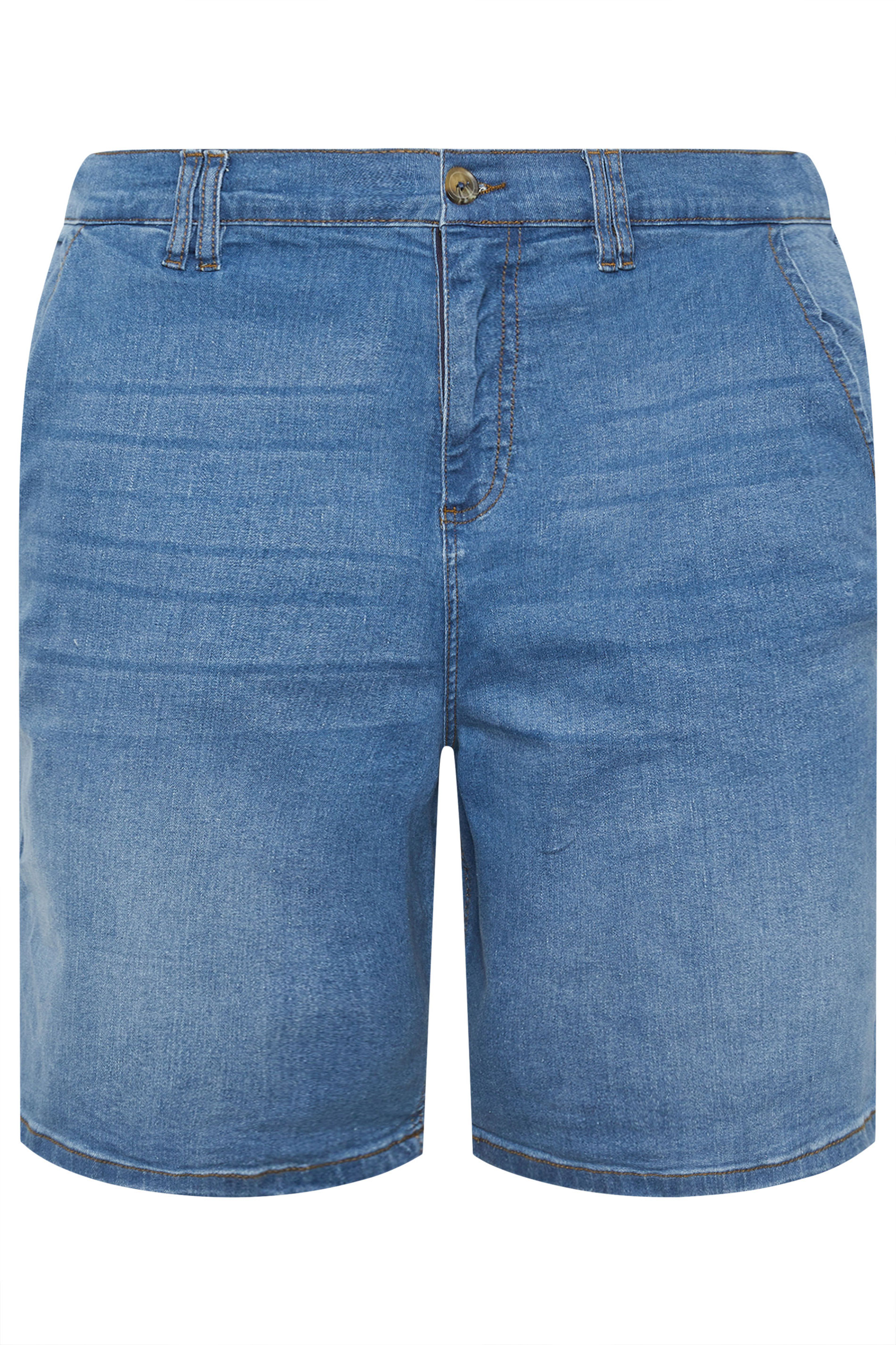 Kam Big & Tall Blue Elasticated Stretch Shorts | BadRhino 2