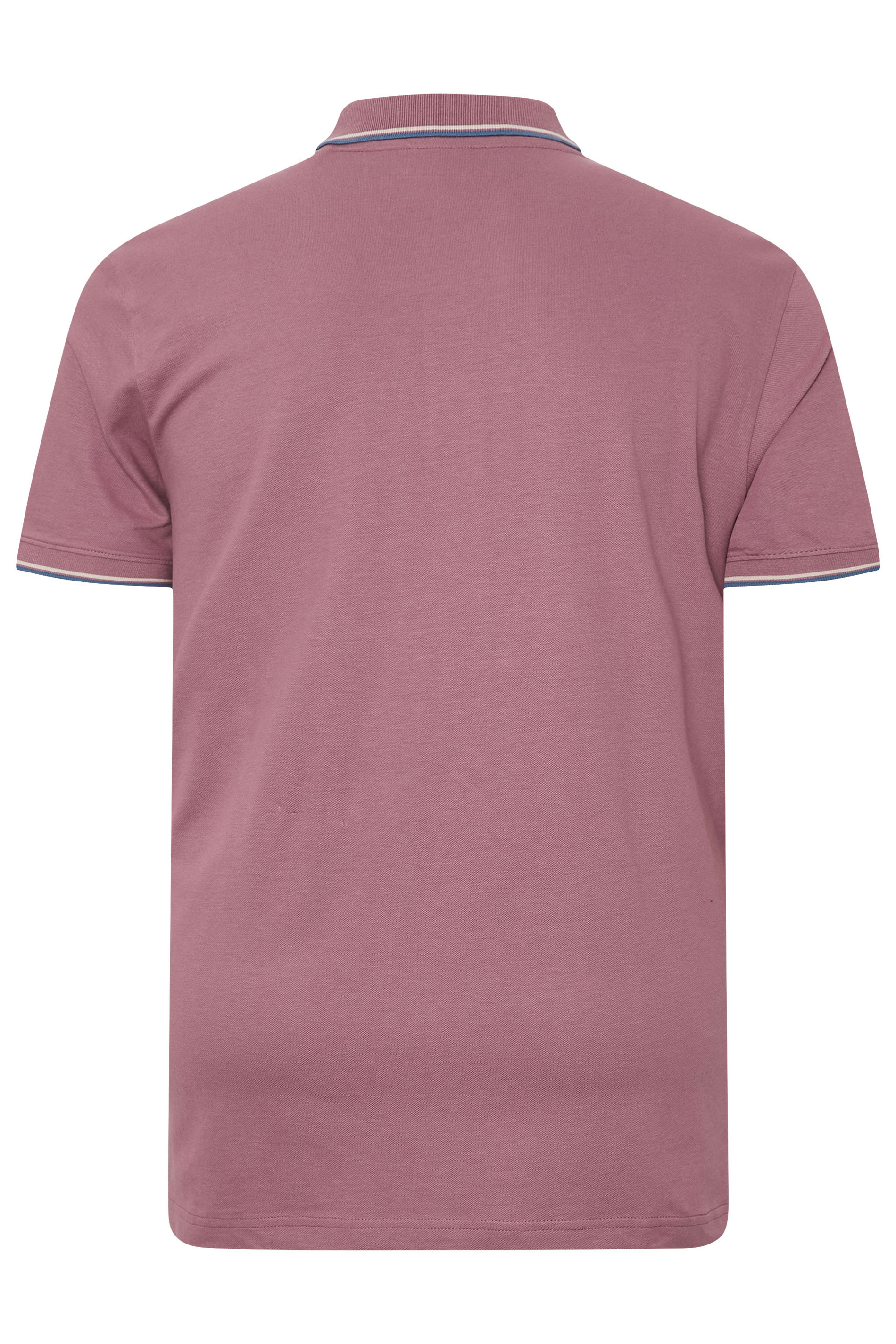 BadRhino Big & Tall Green & Blue Tipped Polo Shirt | BadRhino 10