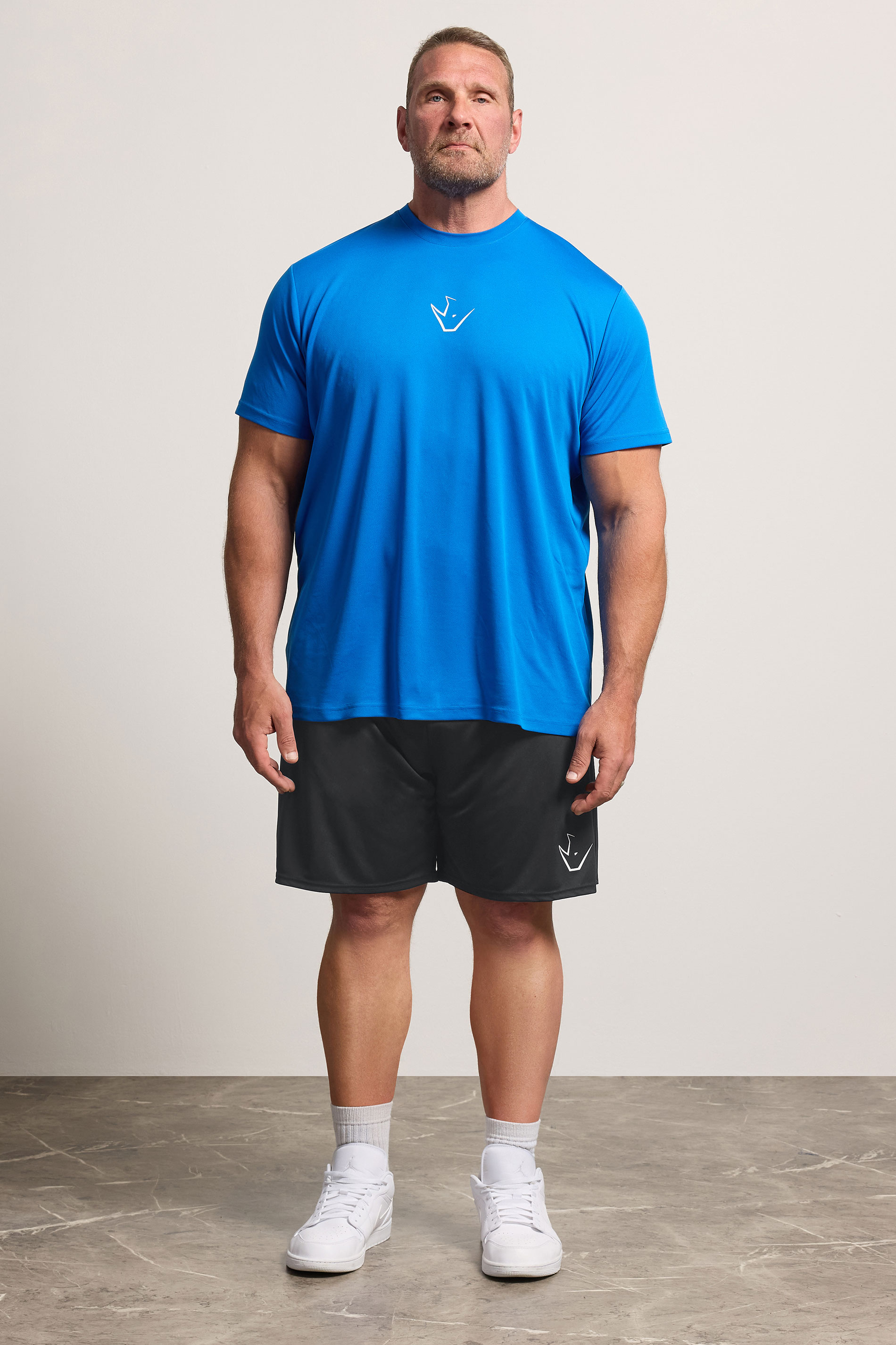 IronRhino Big & Tall Black Lightweight Performance Shorts | BadRhino 1