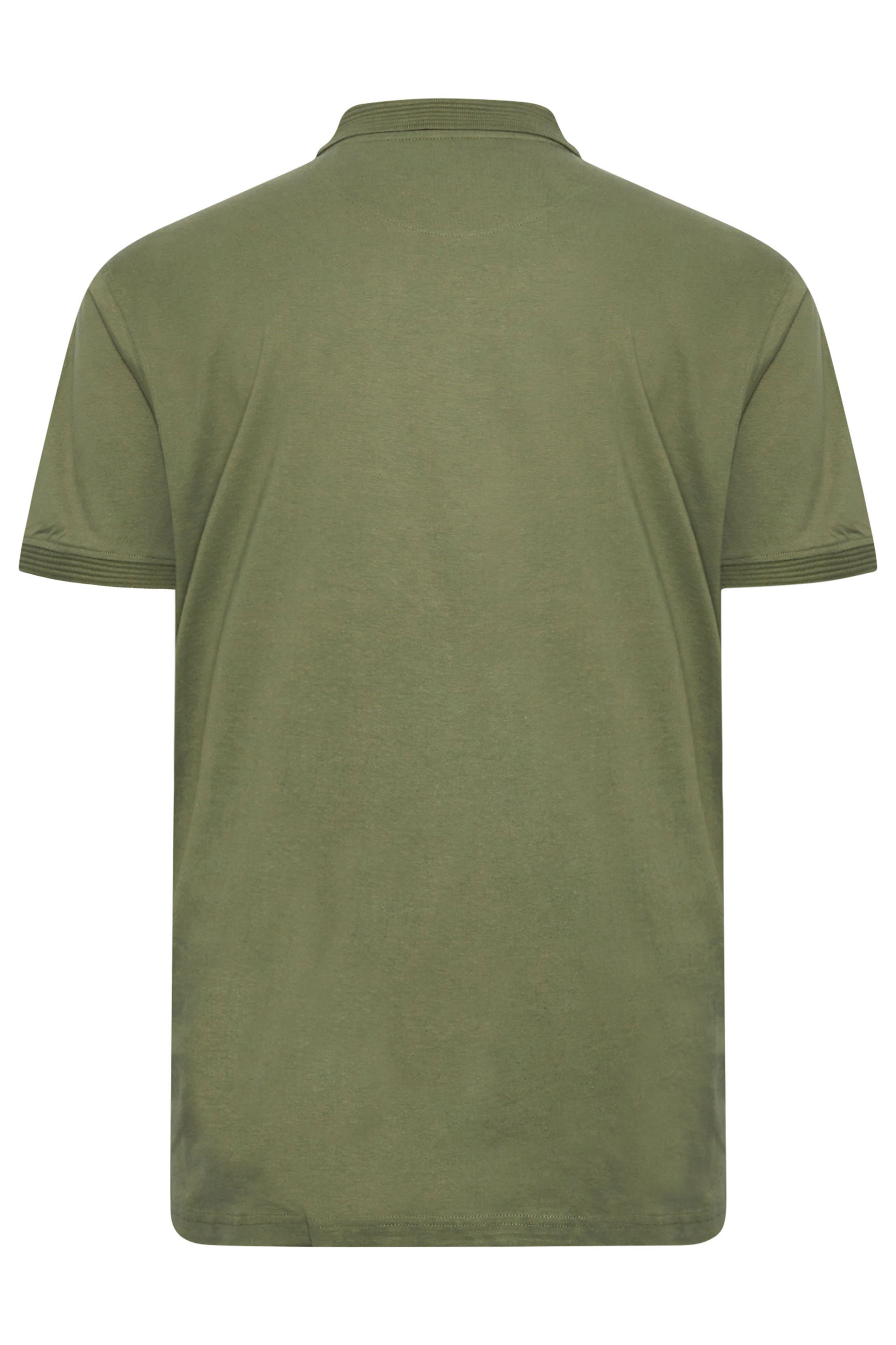 KAM Big & Tall Sage Green Polo Shirt | BadRhino 4
