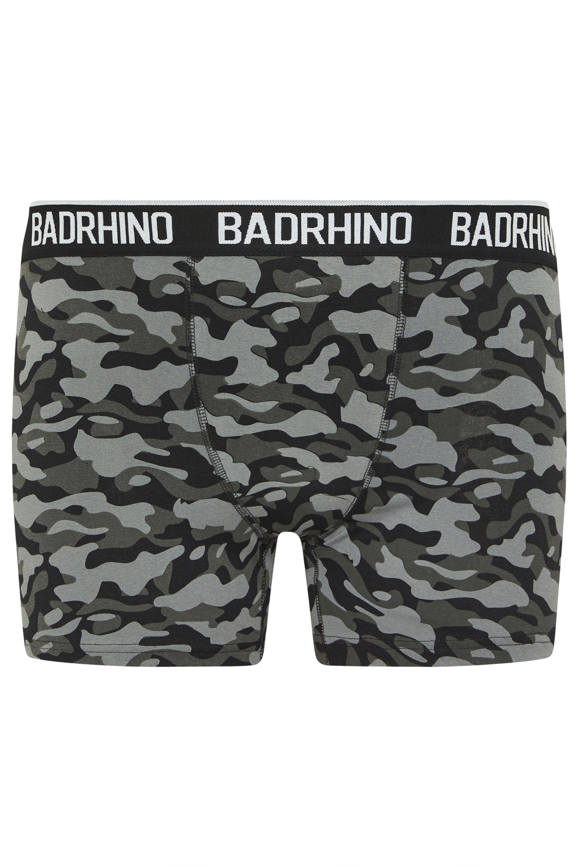 BadRhino Big & Tall 3 PACK Black/Grey/Green Camo Boxers | BadRhino 2