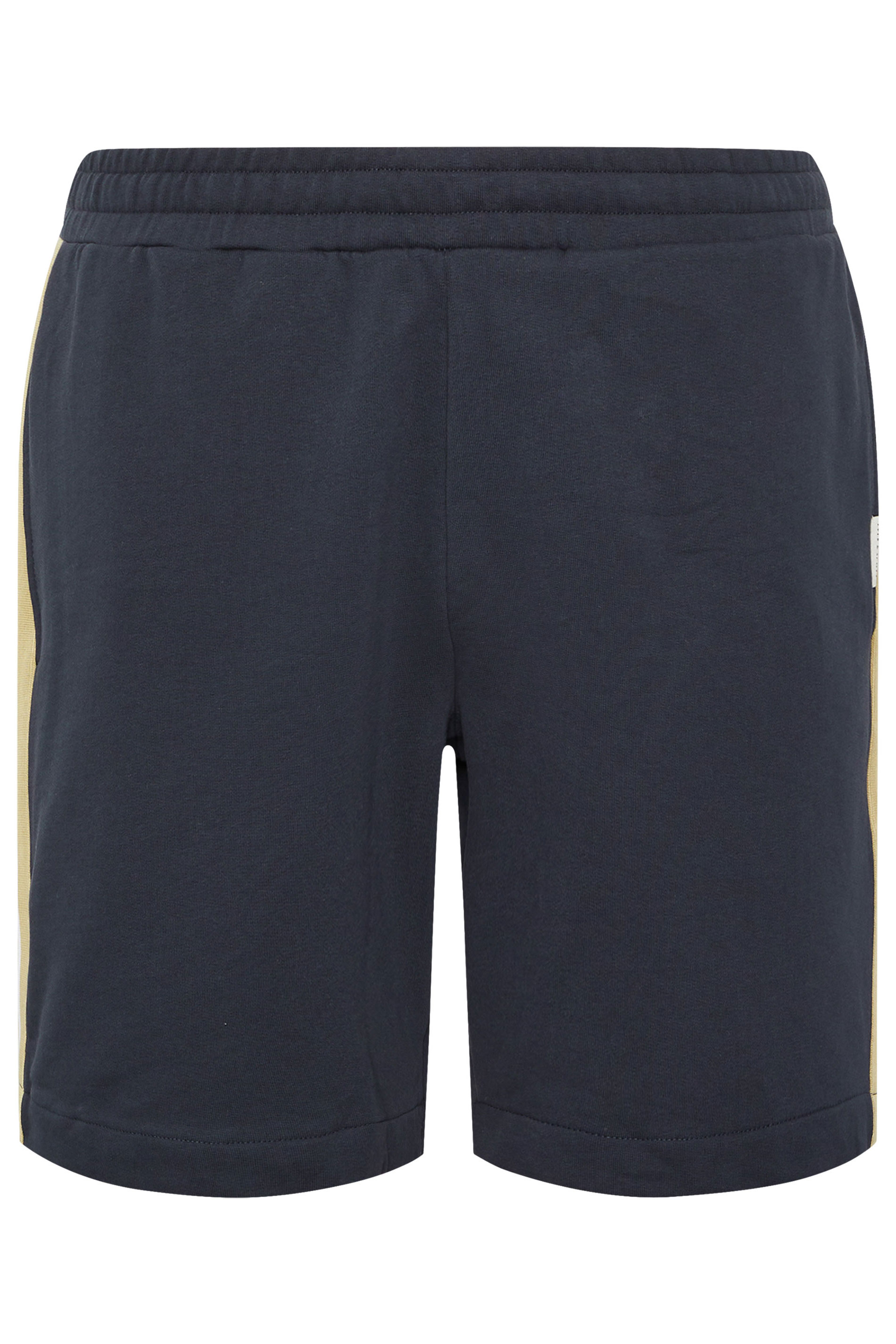 LYLE & SCOTT Big & Tall Navy Blue Contrast Taped Sweat Shorts | BadRhino 5