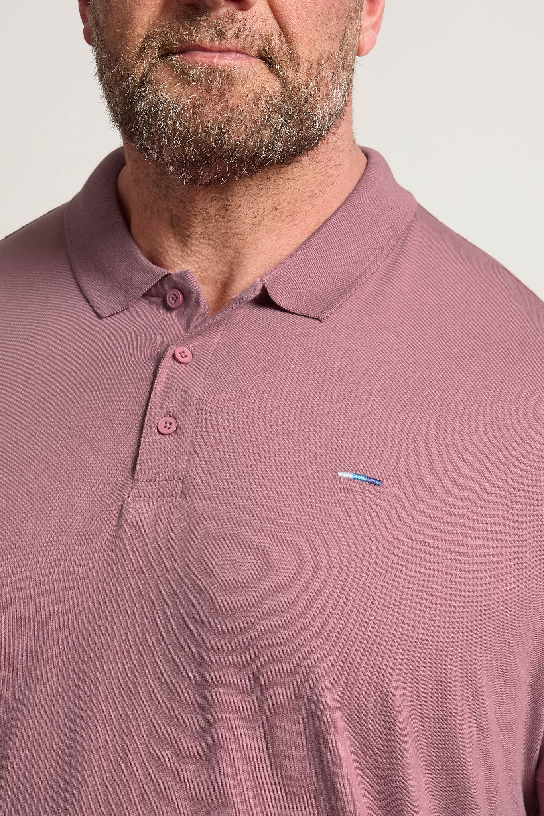 BadRhino Big & Tall Plum Purple Jersey Polo Shirt | BadRhino 4