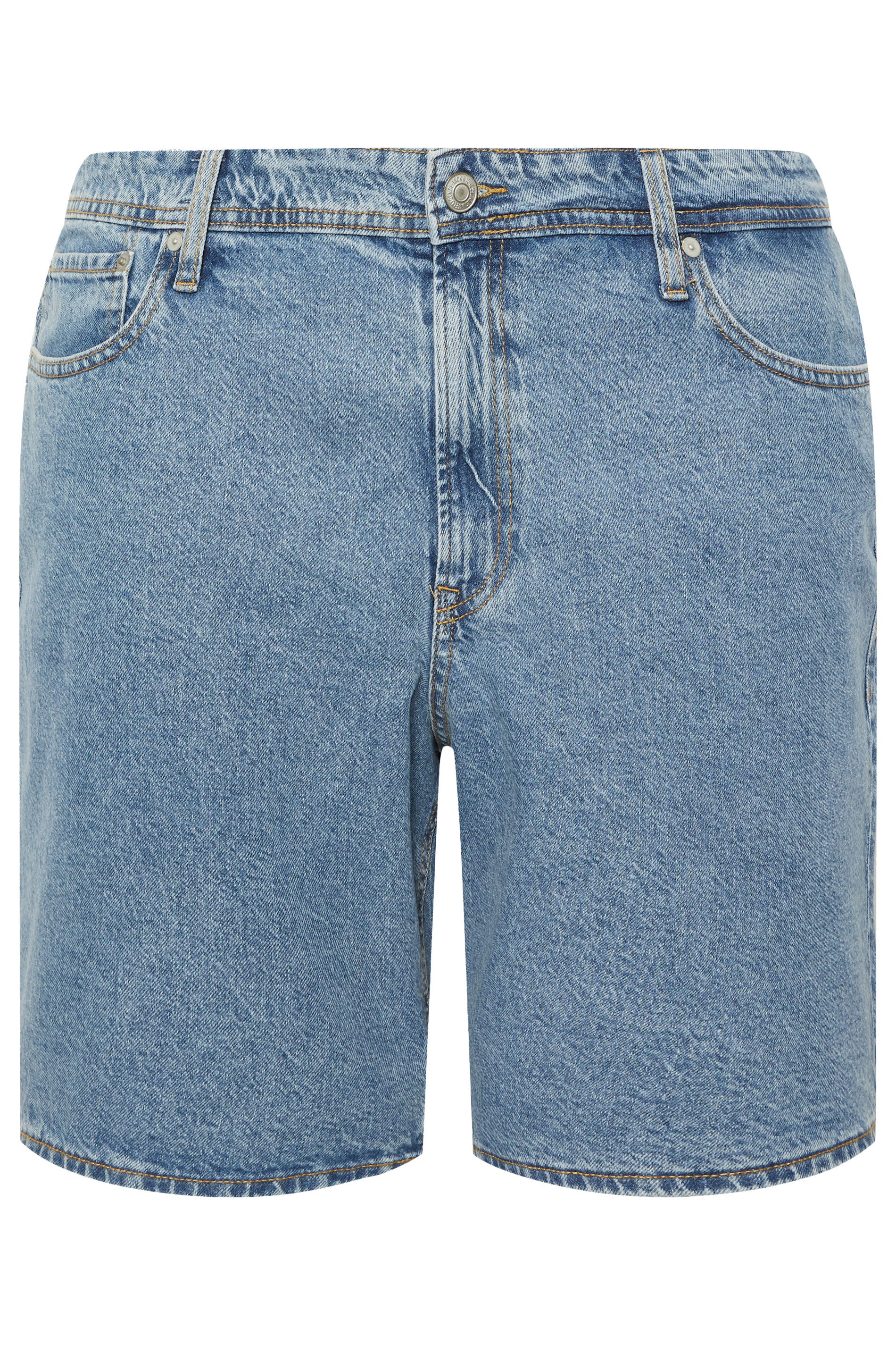 JACK & JONES Big & Tall 2 Pack Blue & Black Tony Shorts | BadRhino 5