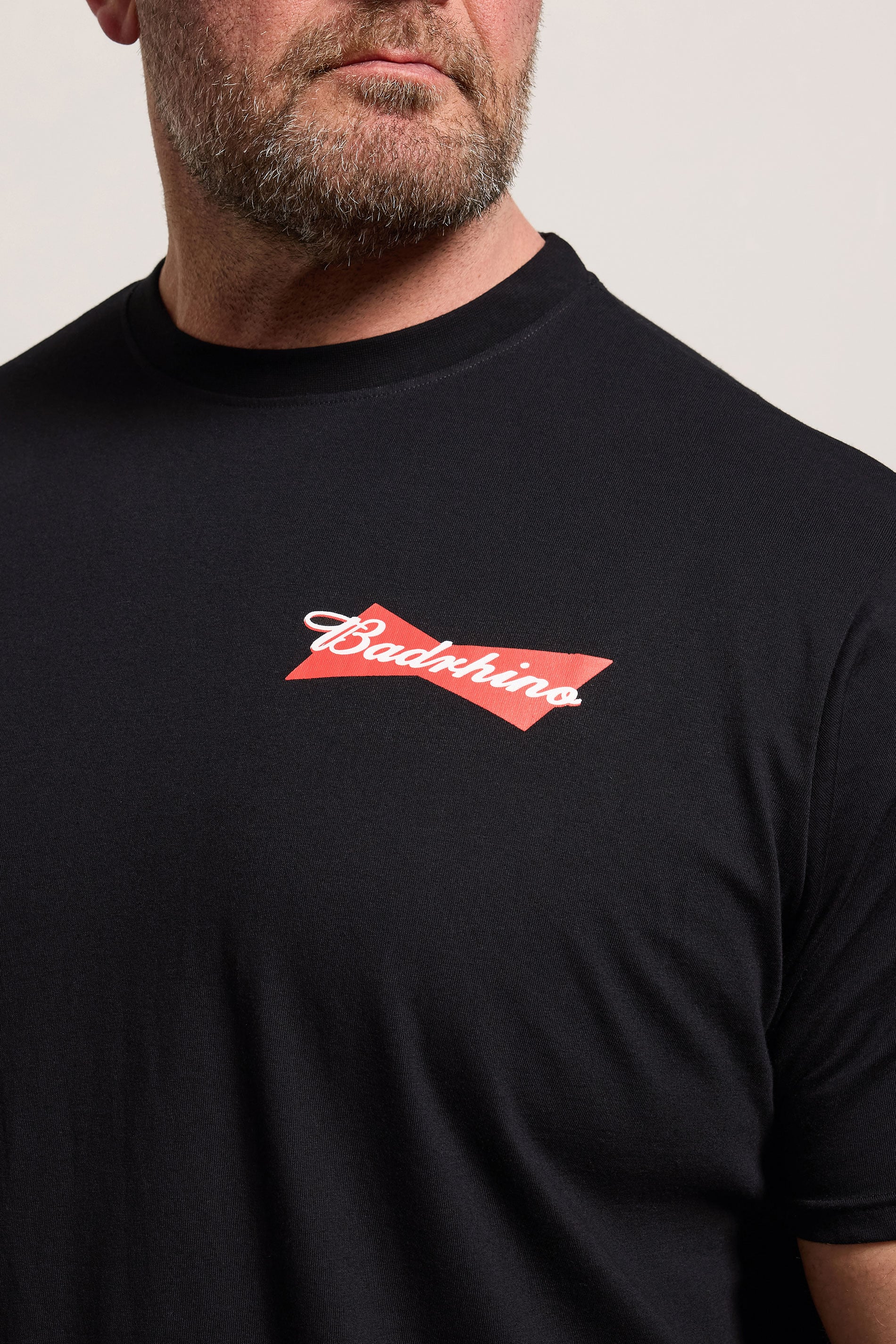 BadRhino Big & Tall Black Beer Graphic T-Shirt | BadRhino 6