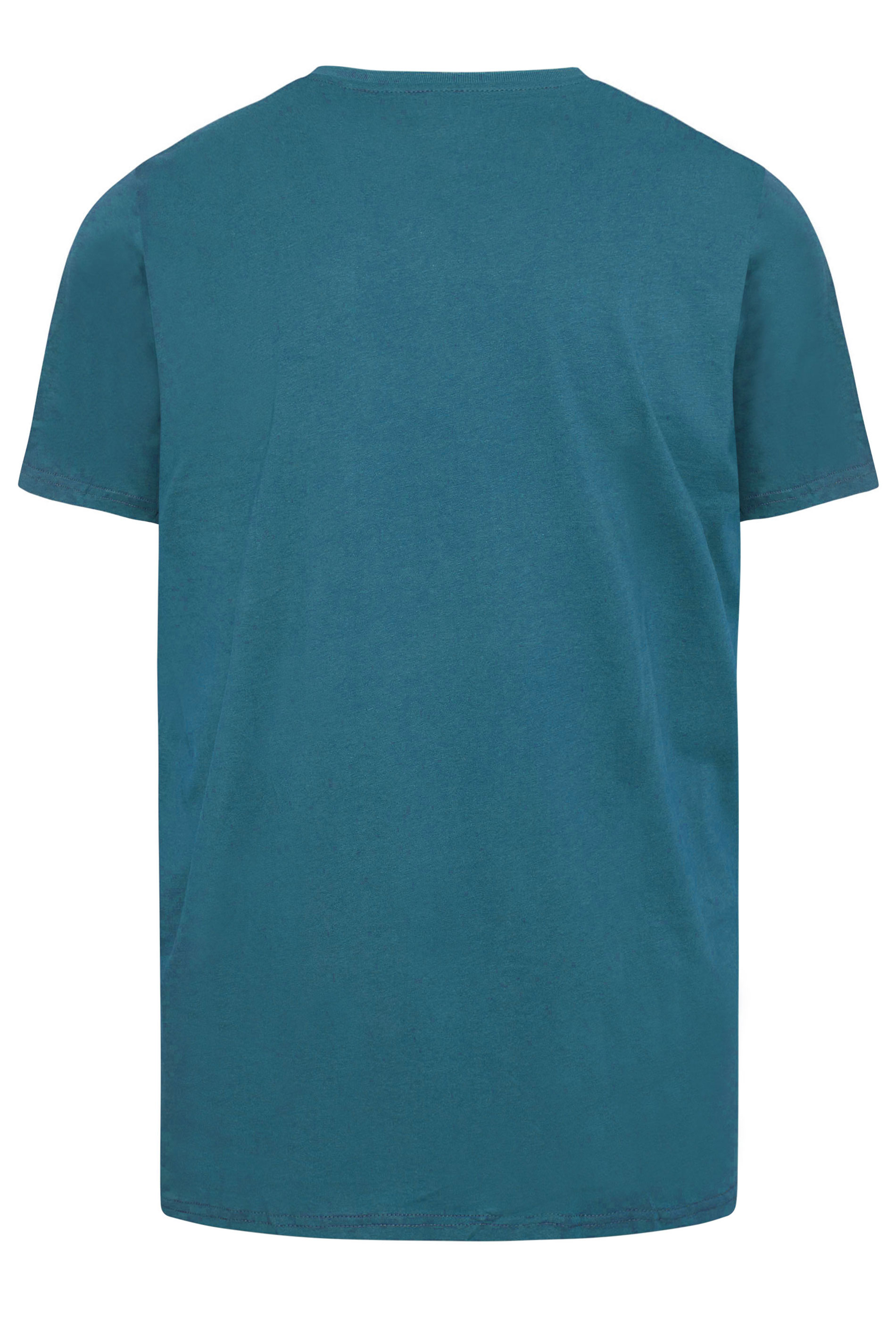 BadRhino Big & Tall Ocean Blue Extra Long Core T-Shirt | BadRhino 6