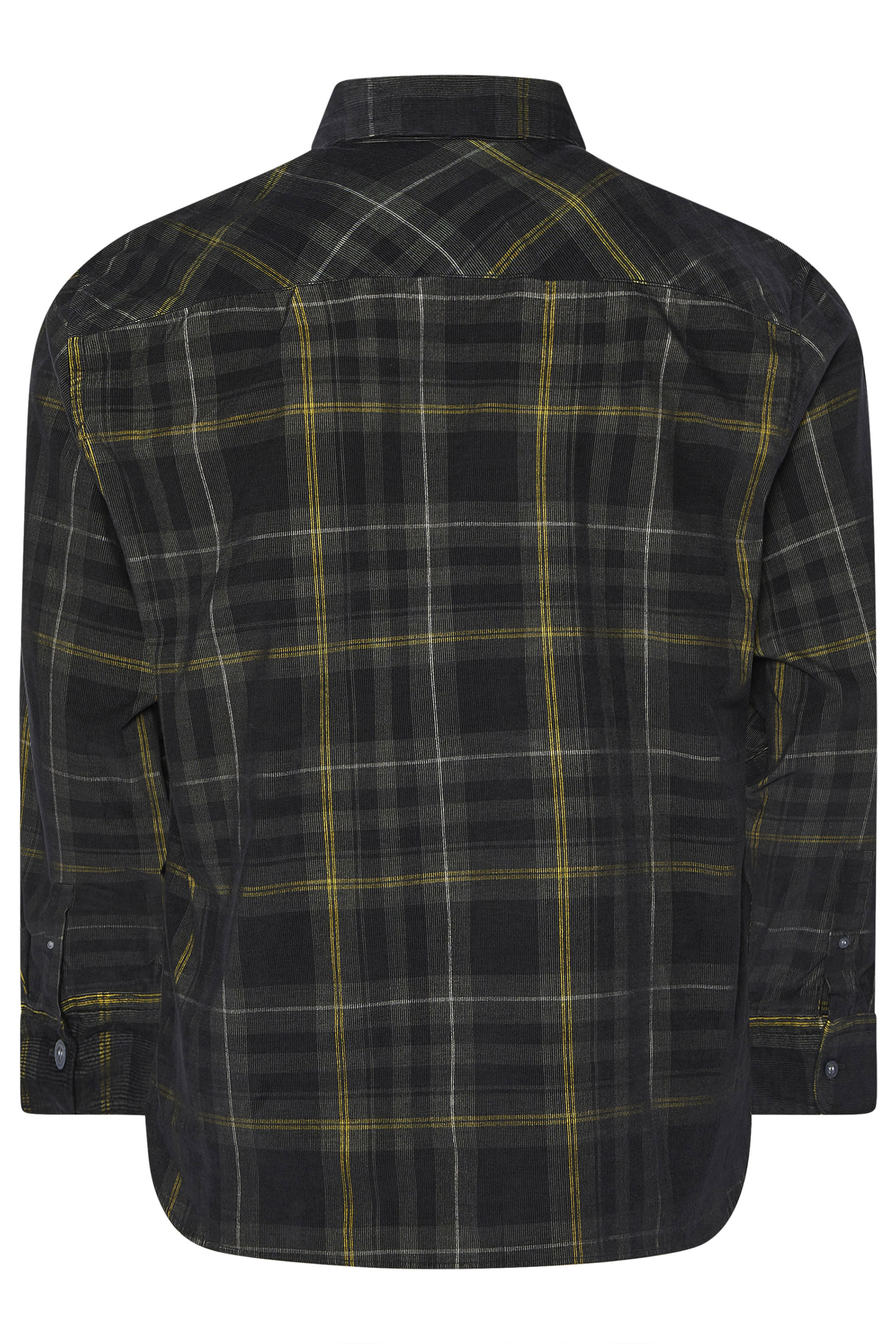 LYLE & SCOTT Big & Tall Black Check Shirt | BadRhino 2