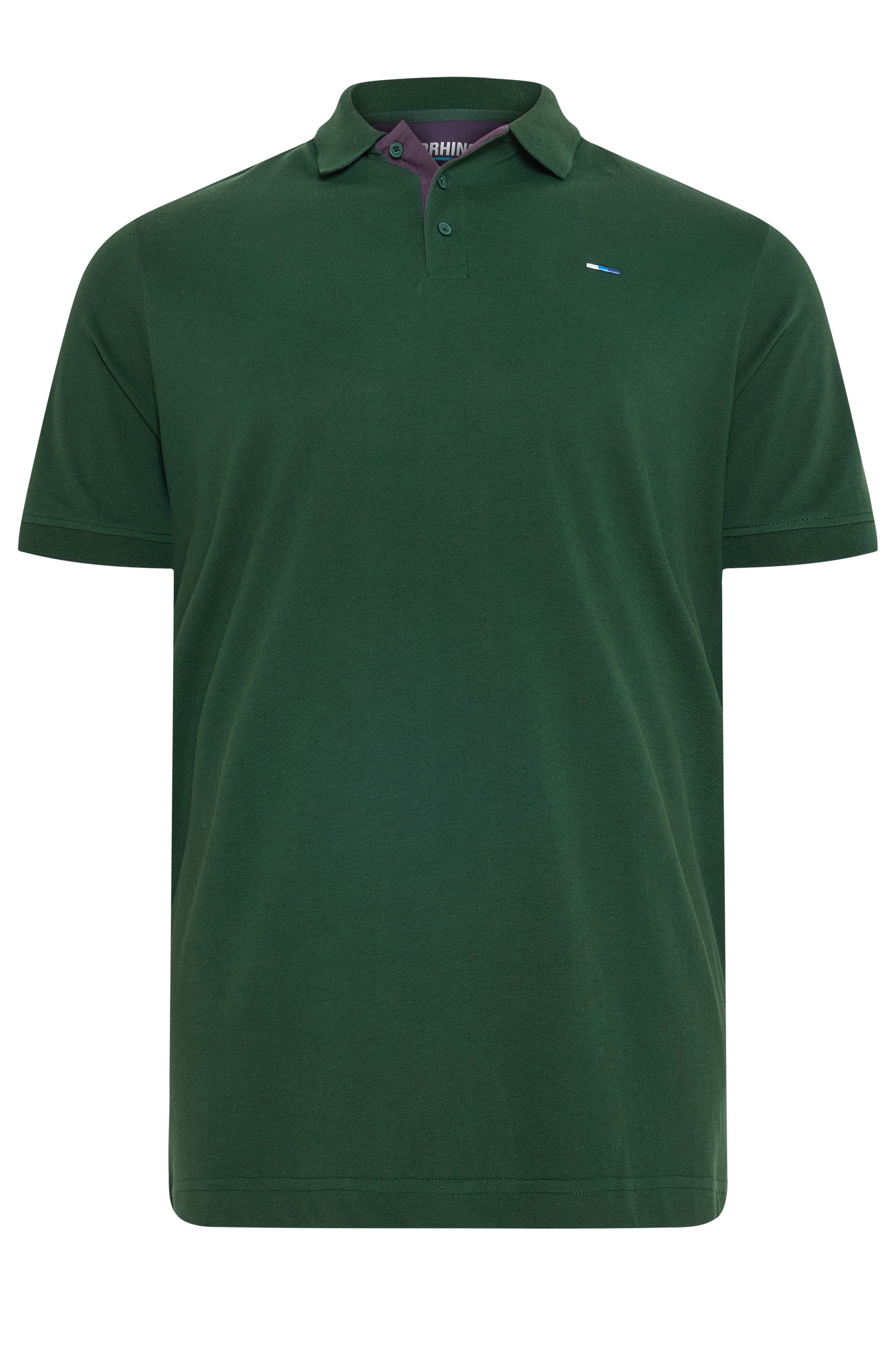 BadRhino Big & Tall Green Short Sleeve Polo Shirt | BadRhino 5