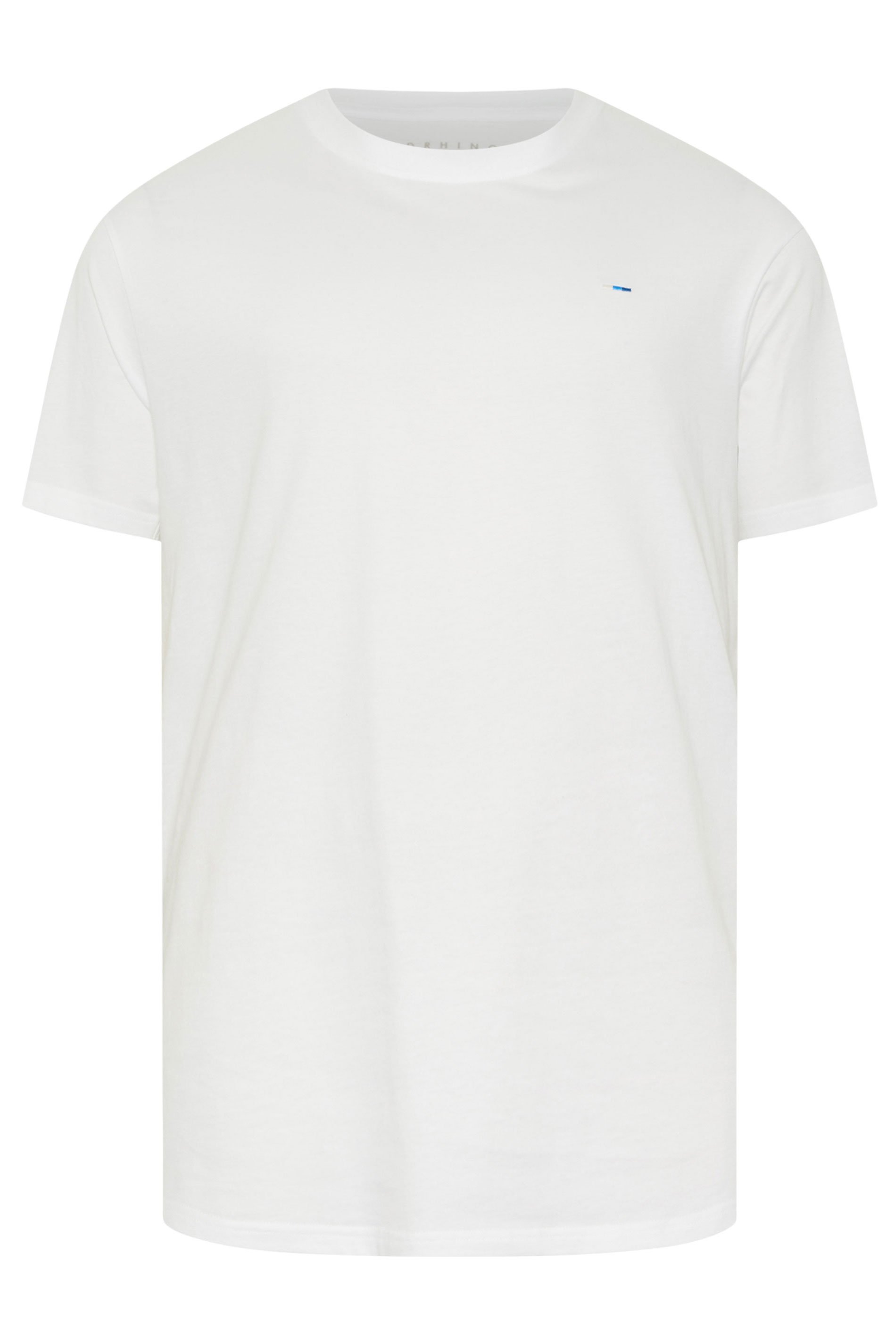 BadRhino Big & Tall White Relaxed T-Shirt | BadRhino 1