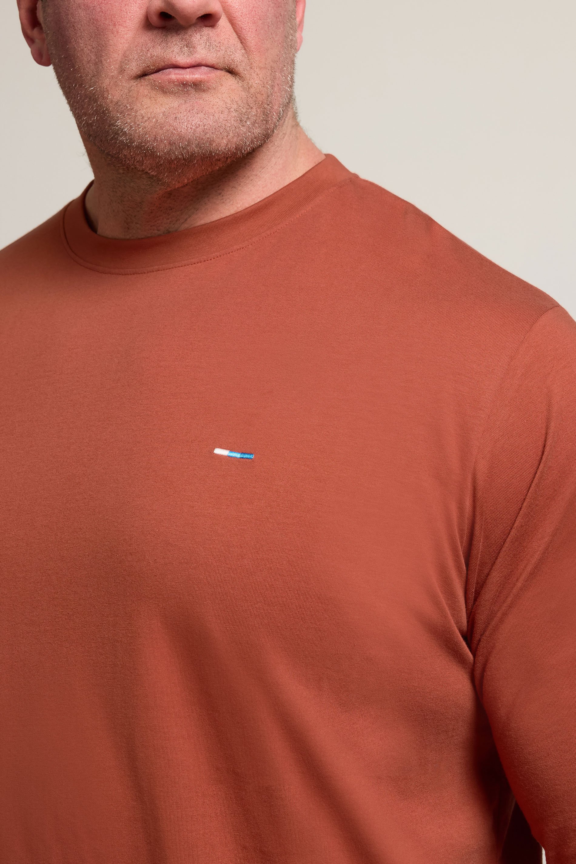 BadRhino Big & Tall Clay Orange Core Long Sleeve T-Shirt | BadRhino 4