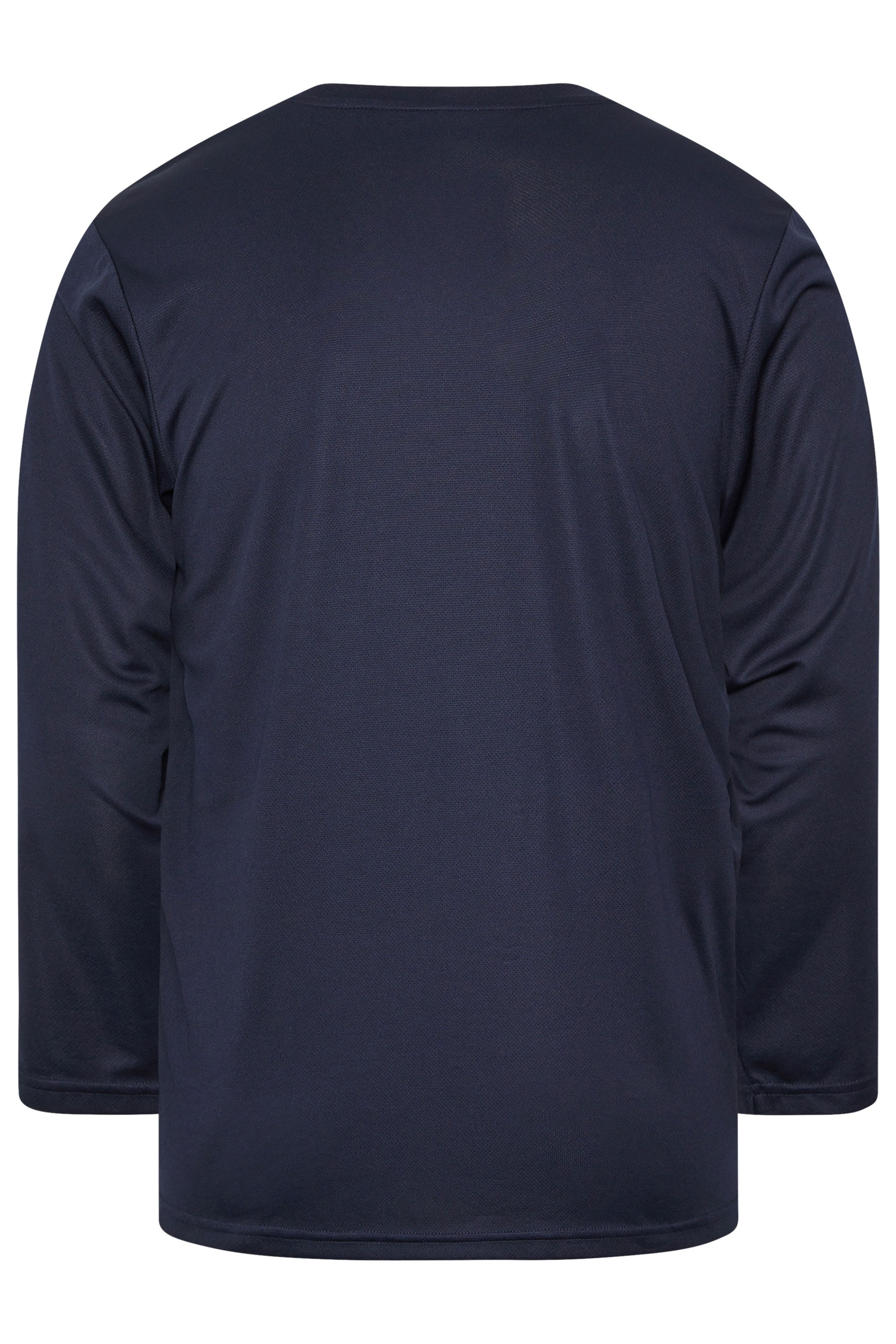 IronRhino Big & Tall Navy Blue Performance Long Sleeve T-Shirt | BadRhino 2