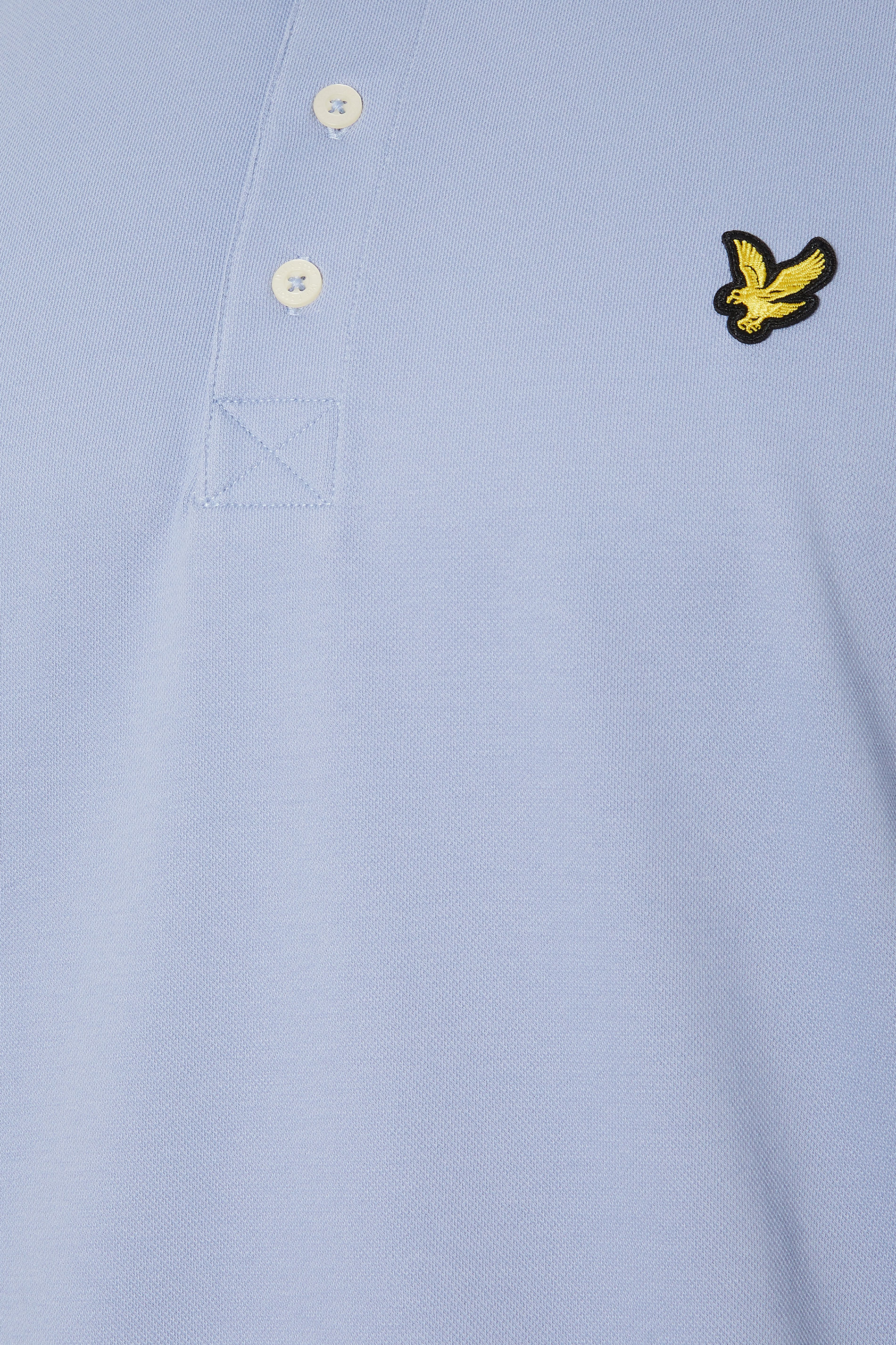 LYLE & SCOTT Big & Tall Bubble Blue Tipped Polo Shirt | BadRhino 5