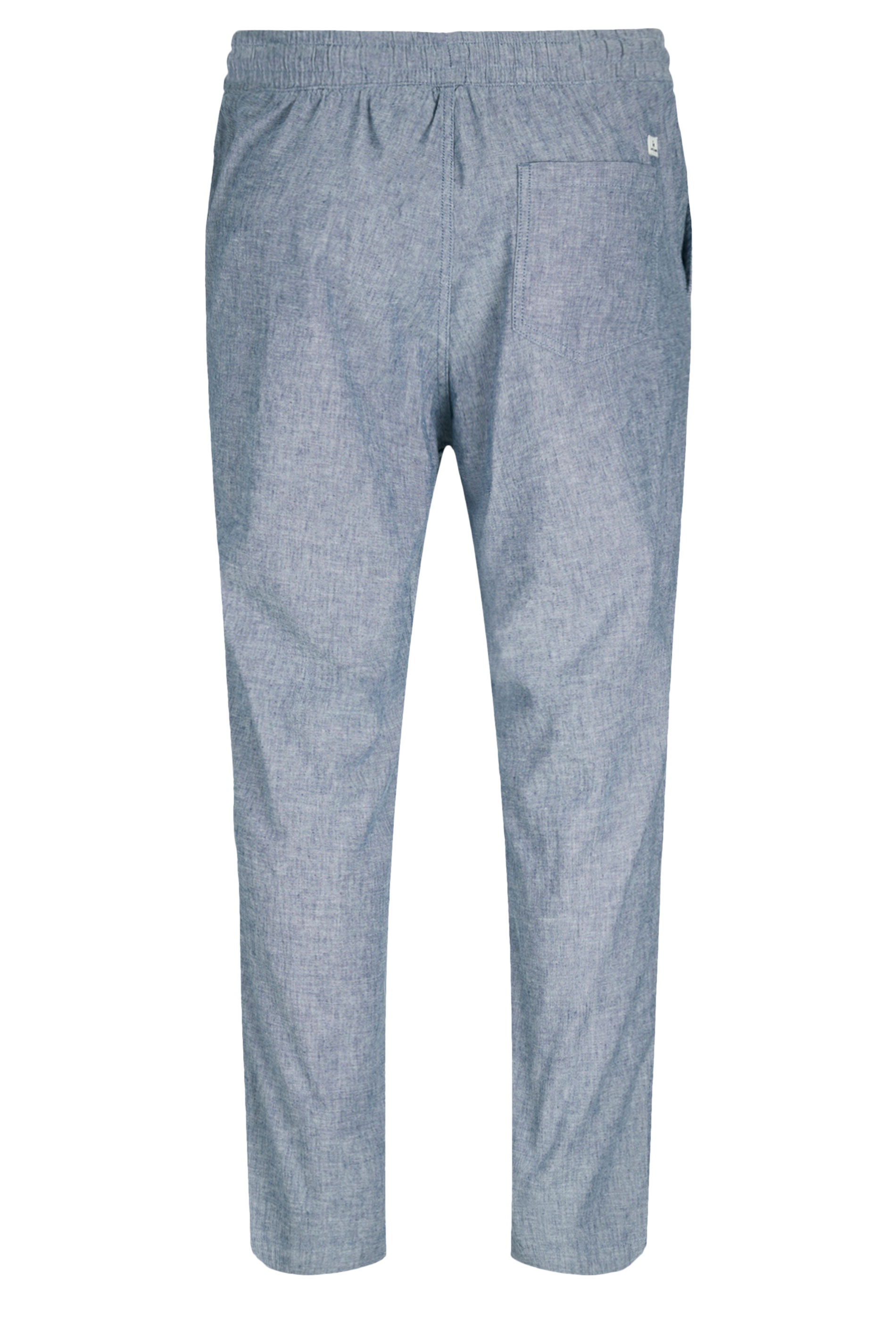 JACK & JONES Faded Denim Blue Linen Trousers | BadRhino 4
