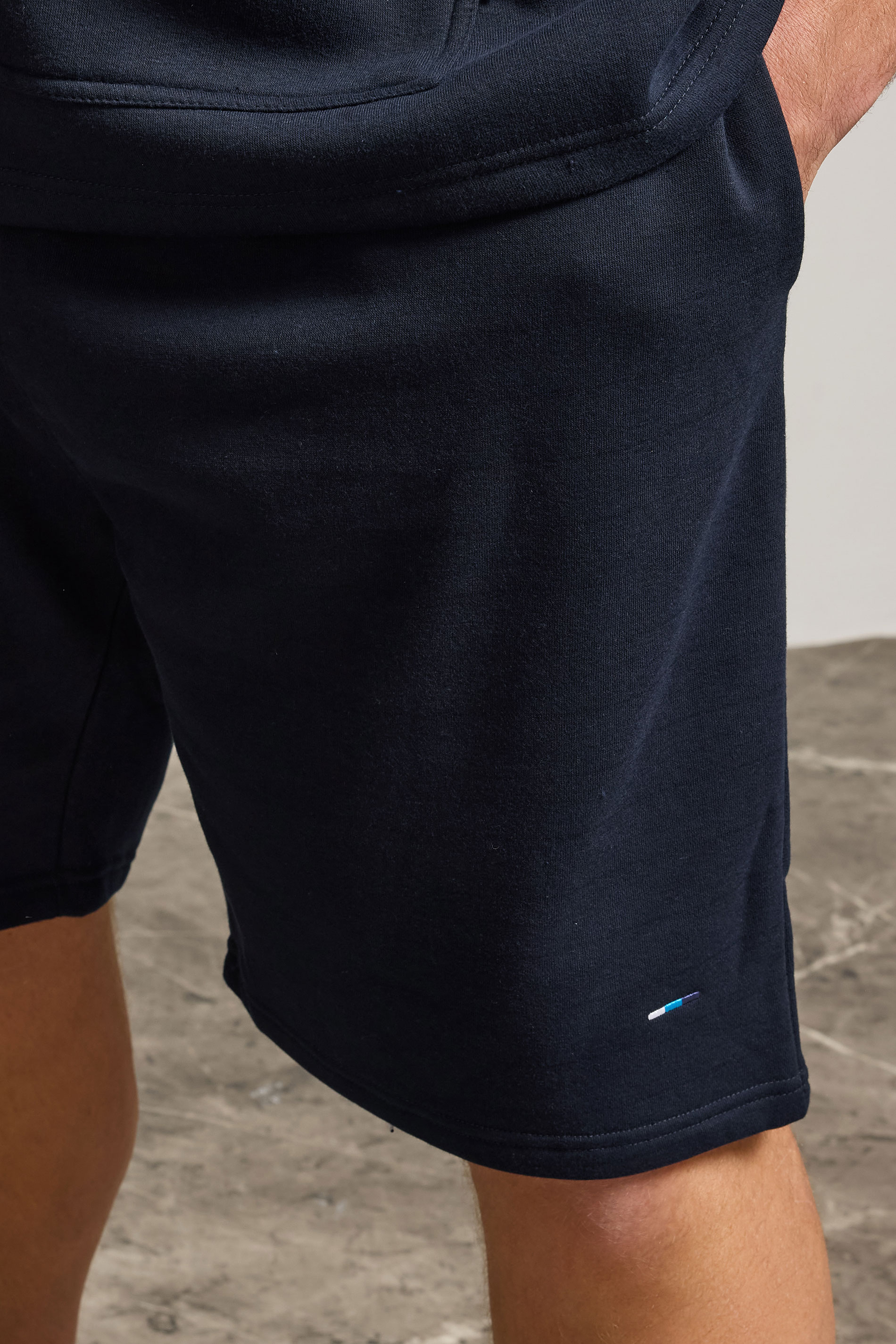 BadRhino Navy Blue Essential Jogger Shorts | BadRhino 4