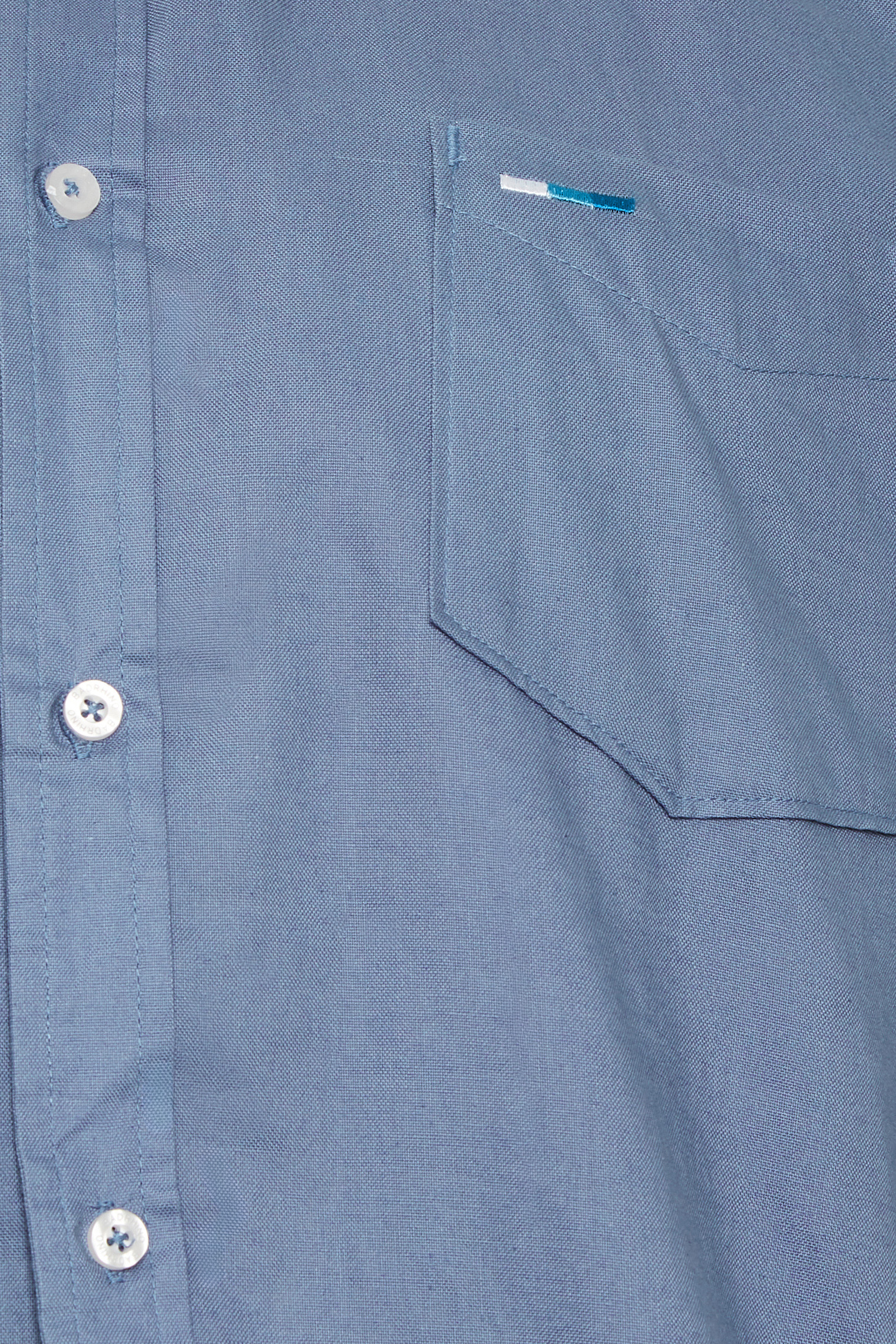 BadRhino Blue Essential Long Sleeve Oxford Shirt | BadRhino