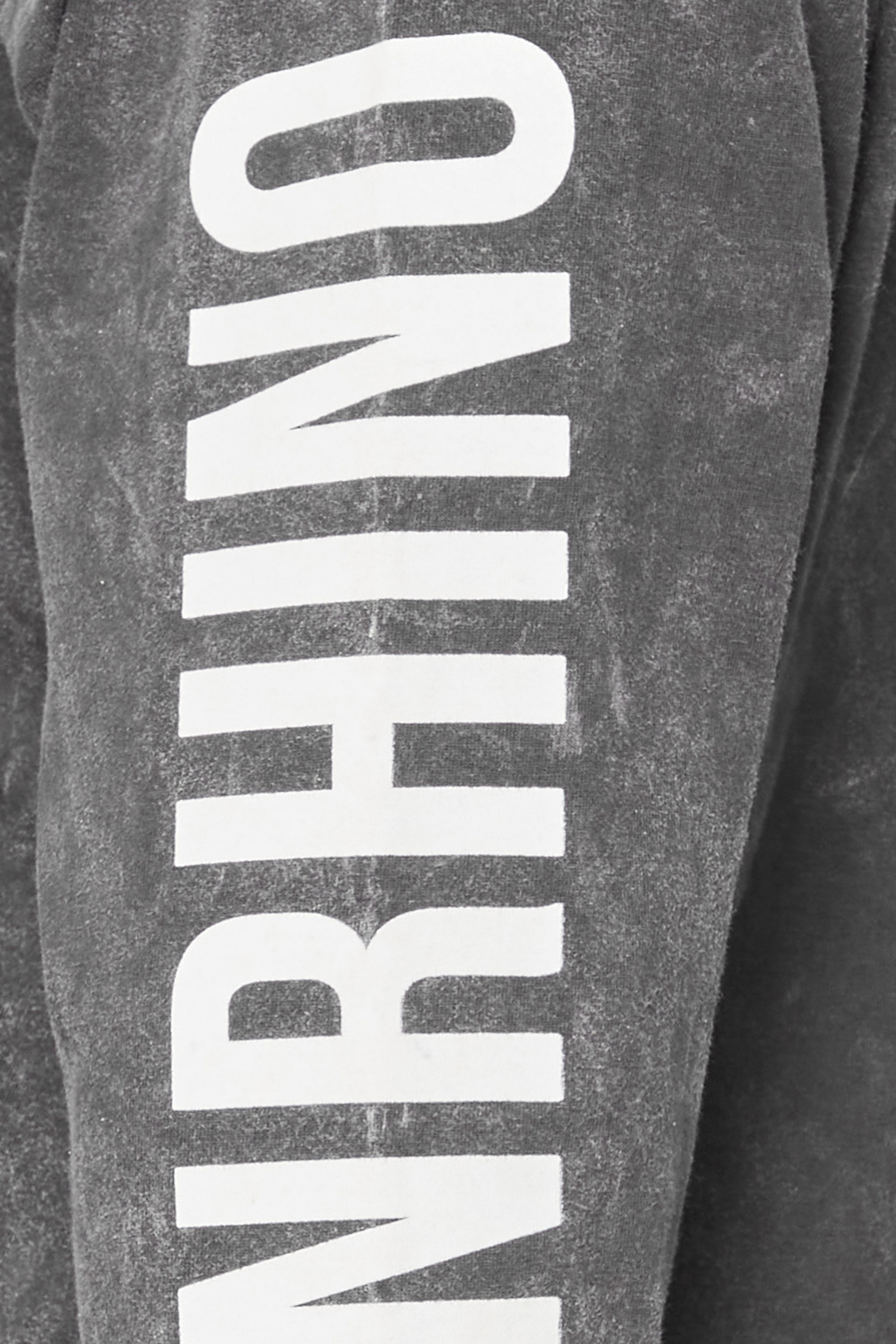 IronRhino Big & Tall Grey Long Sleeve Acid Wash T-Shirt | BadRhino 5