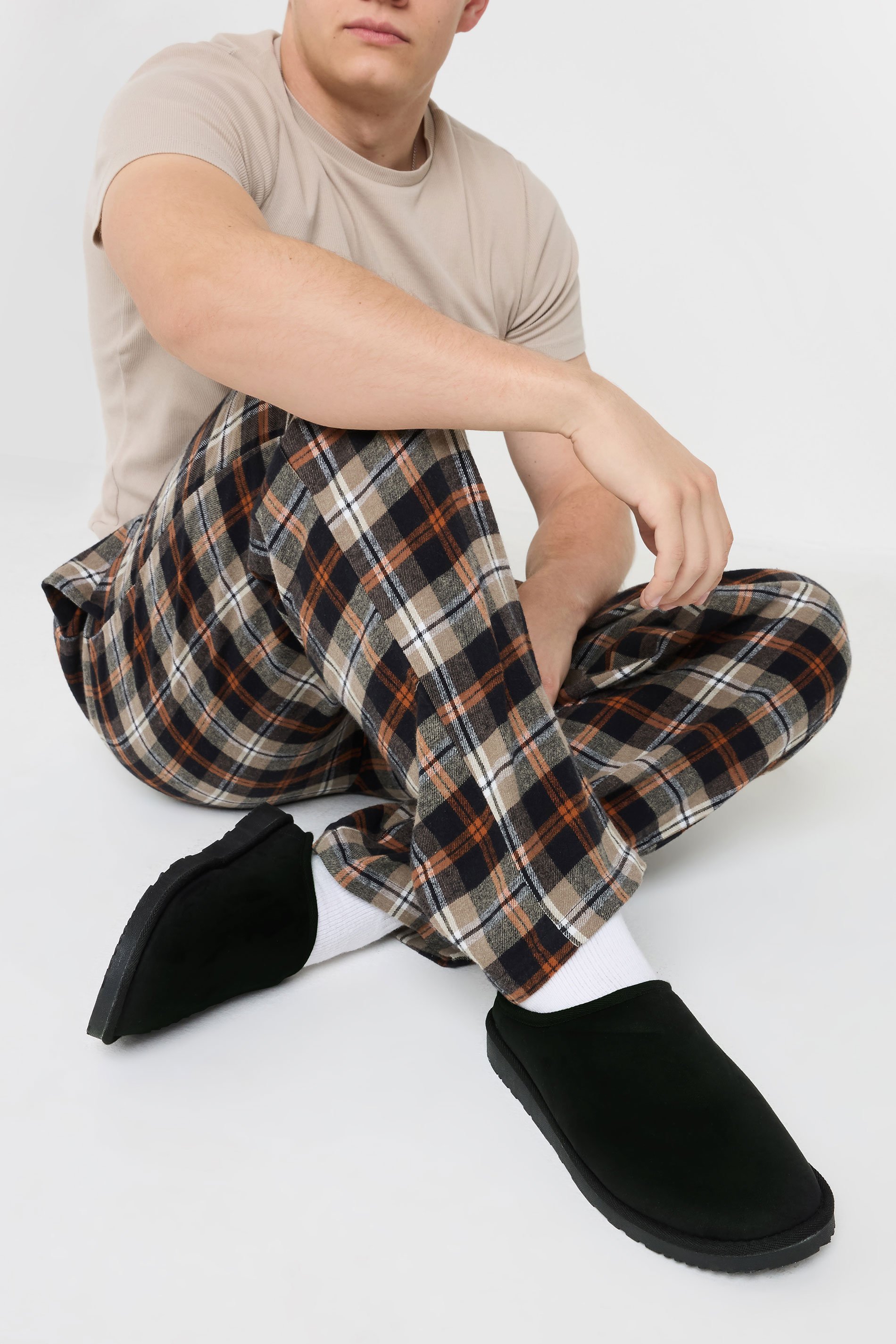 JACK & JONES Black Mule Slippers | BadRhino 1