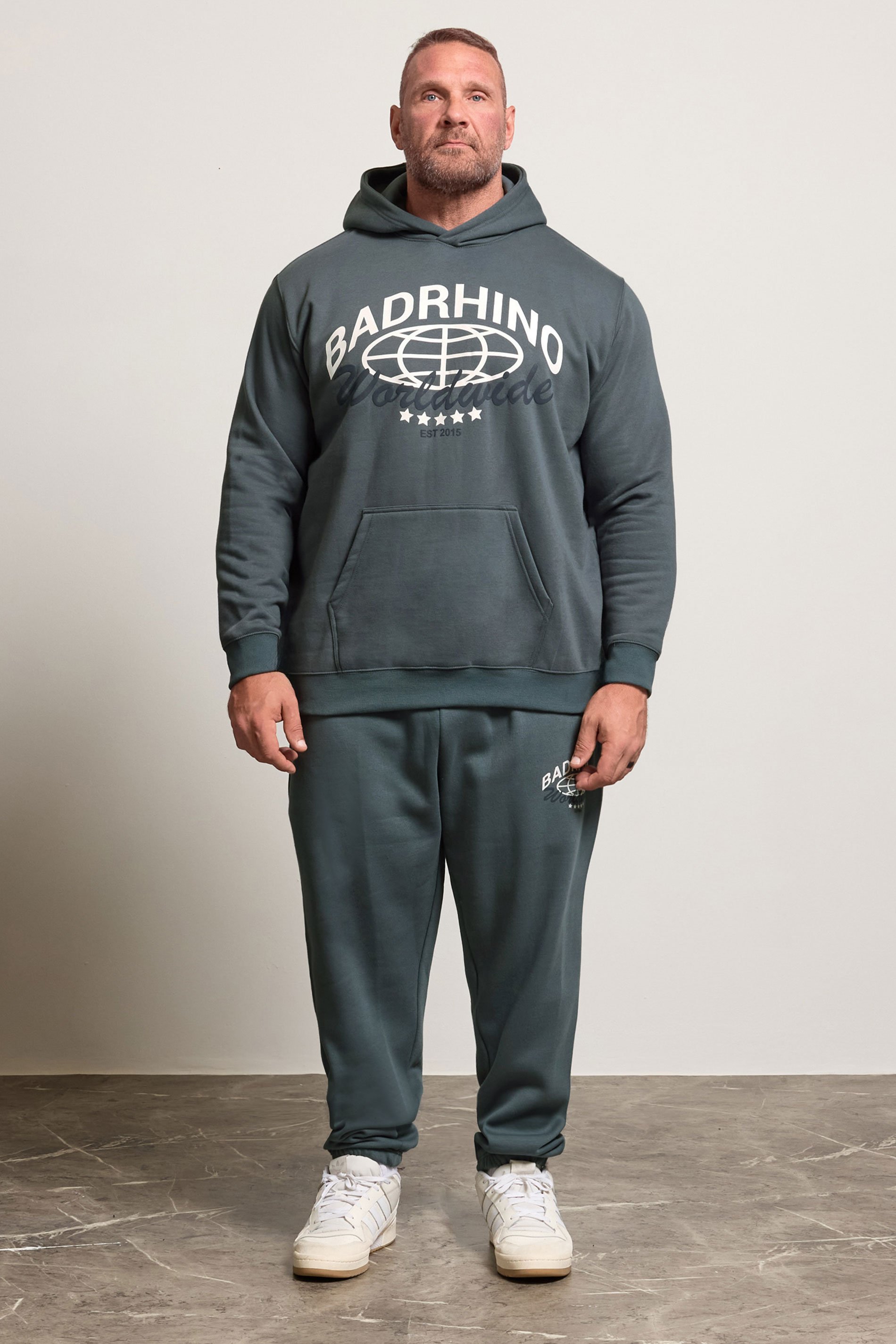 BadRhino Big & Tall Storm Blue Worldwide Joggers | BadRhino 2