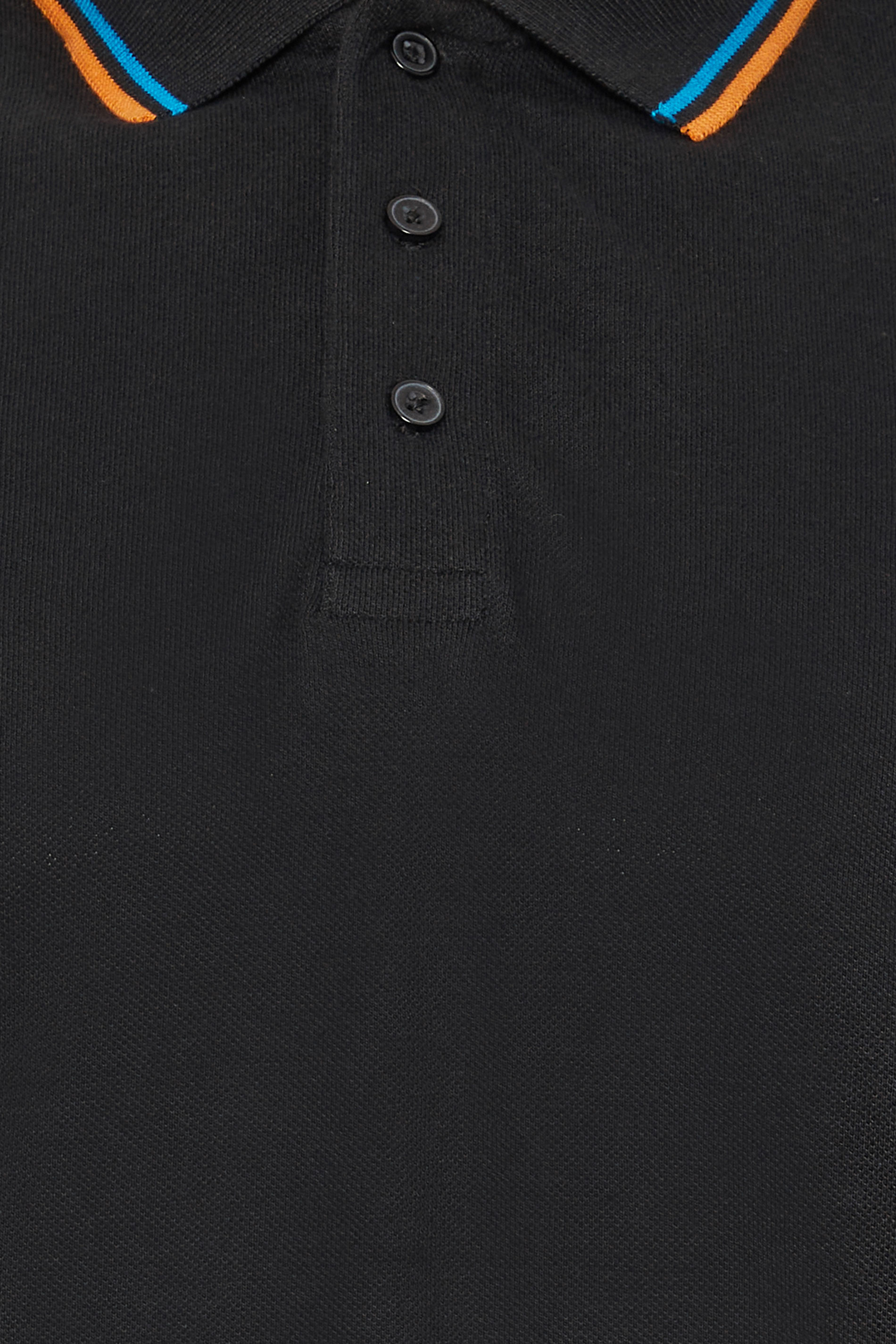 BadRhino Big & Tall Black Tipped Short Sleeve Polo Shirt | BadRhino 3