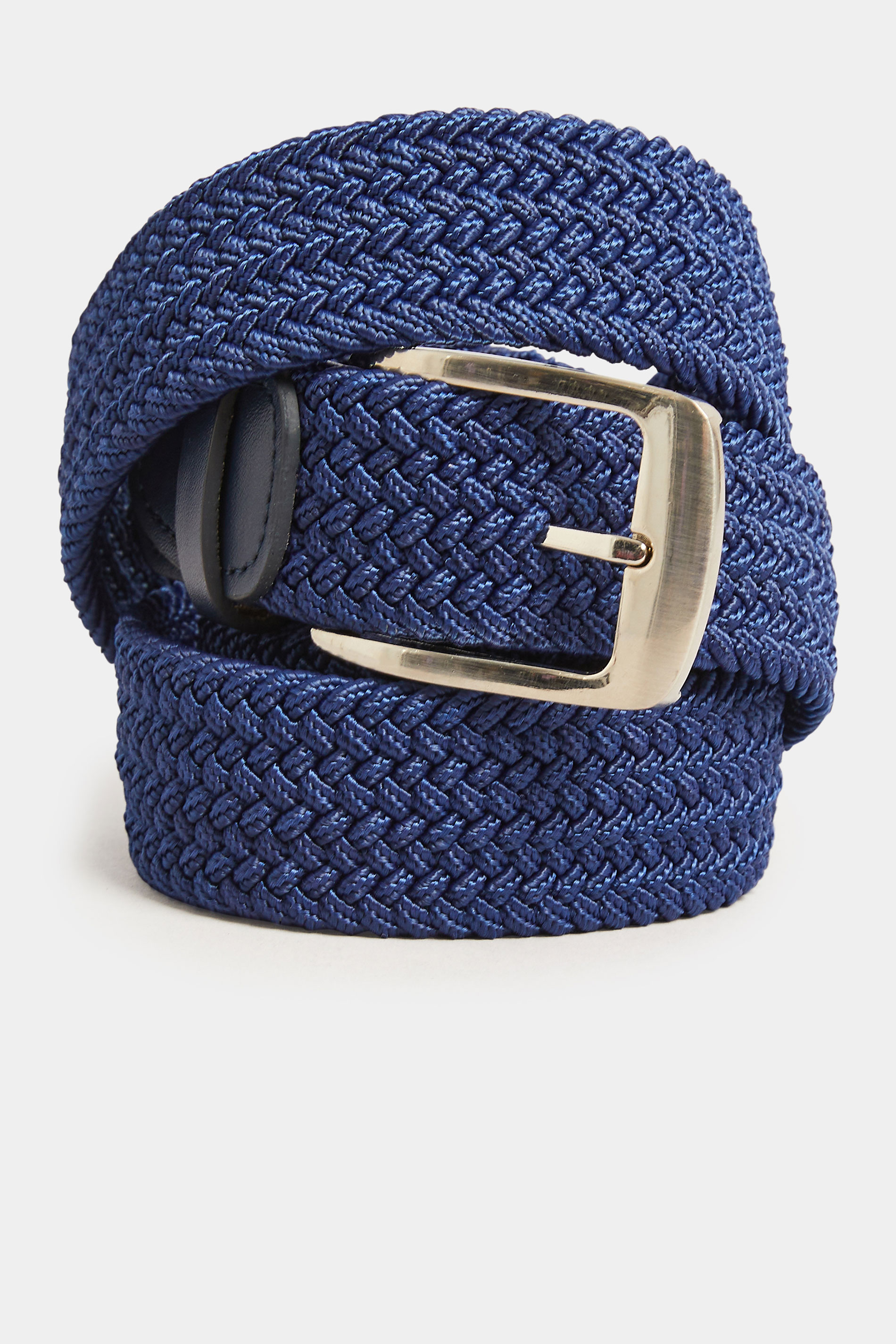 D555 Navy Blue Stretch Braided Belt | BadRhino  2