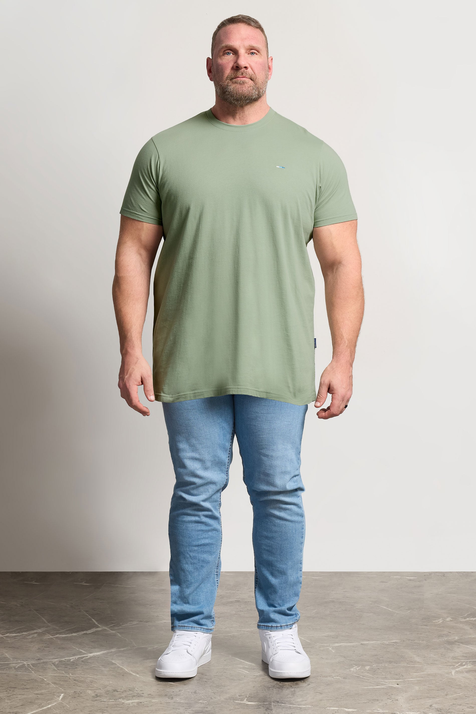 BadRhino Big & Tall Light Green Extra Long Core T-Shirt | BadRhino 1