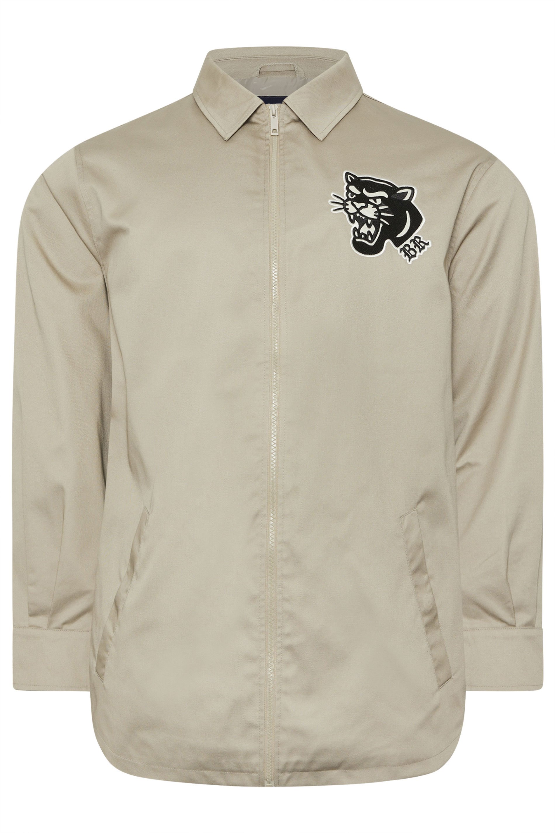 BadRhino Big & Tall Crockery Brown Embroidered Canvas Jacket | BadRhino 5