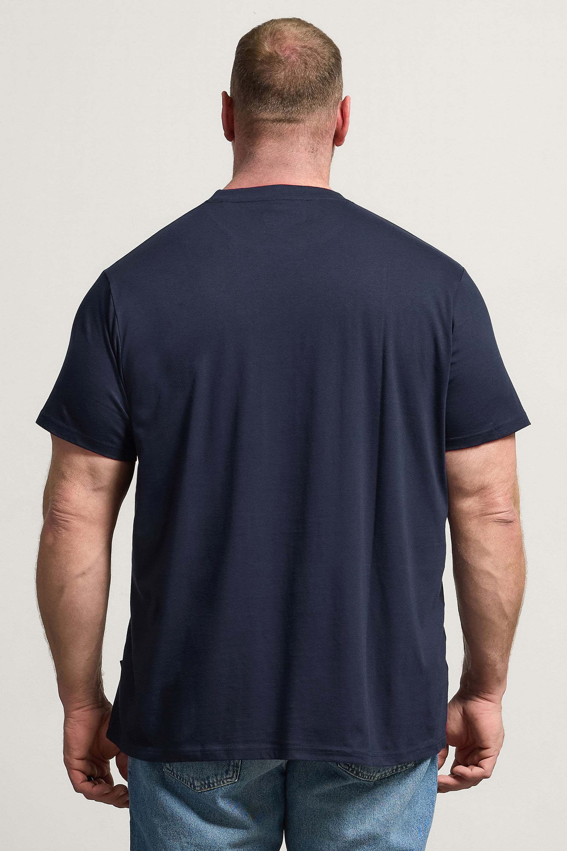 BadRhino Big & Tall Navy Blue England Crest T-Shirt | BadRhino 2