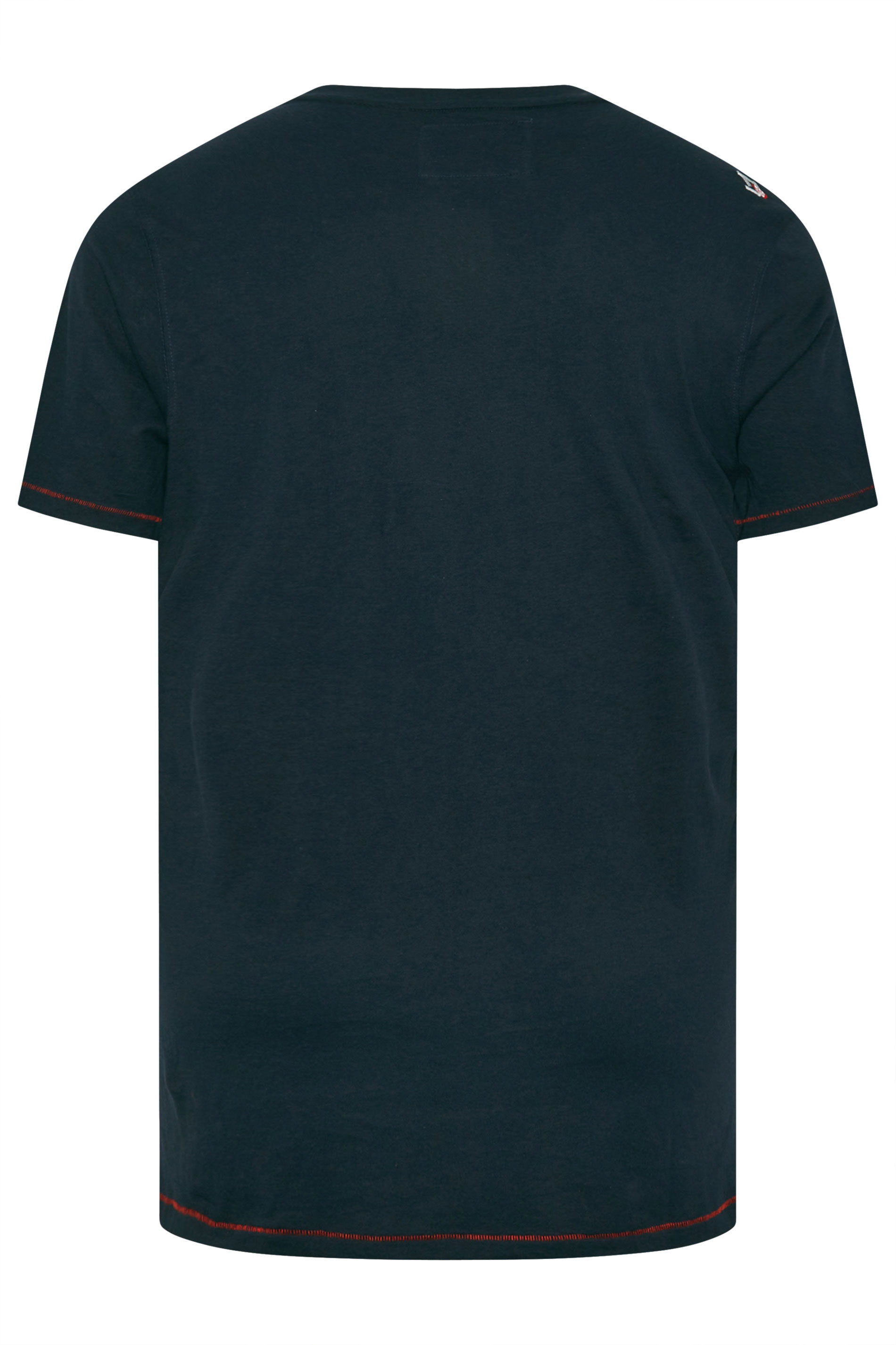 D555 Big & Tall Black Motorbike 'Legends' Printed T-Shirt | BadRhino 4