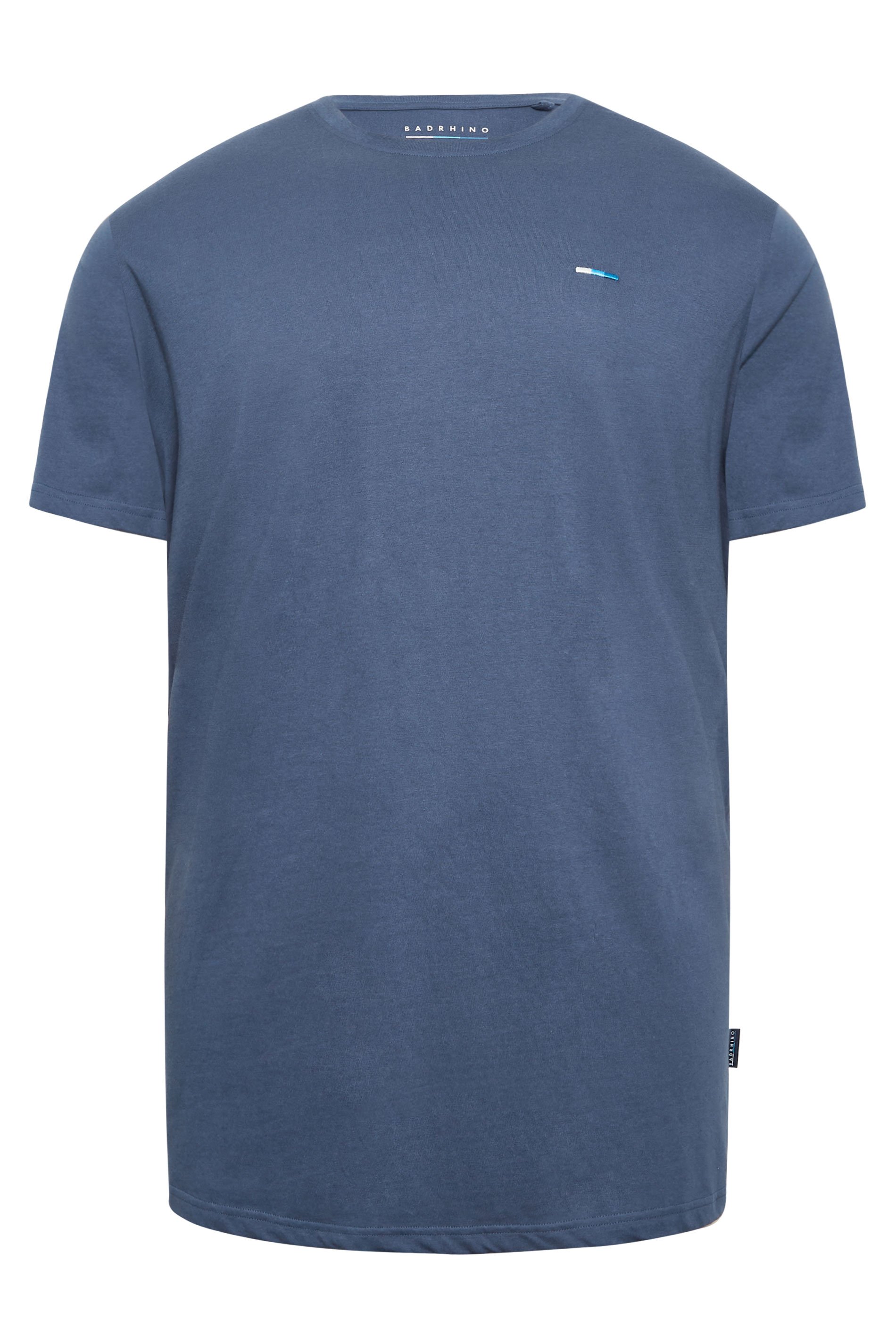 BadRhino Big & Tall 5 PACK Blue & Black Core T-Shirts | BadRhino  8
