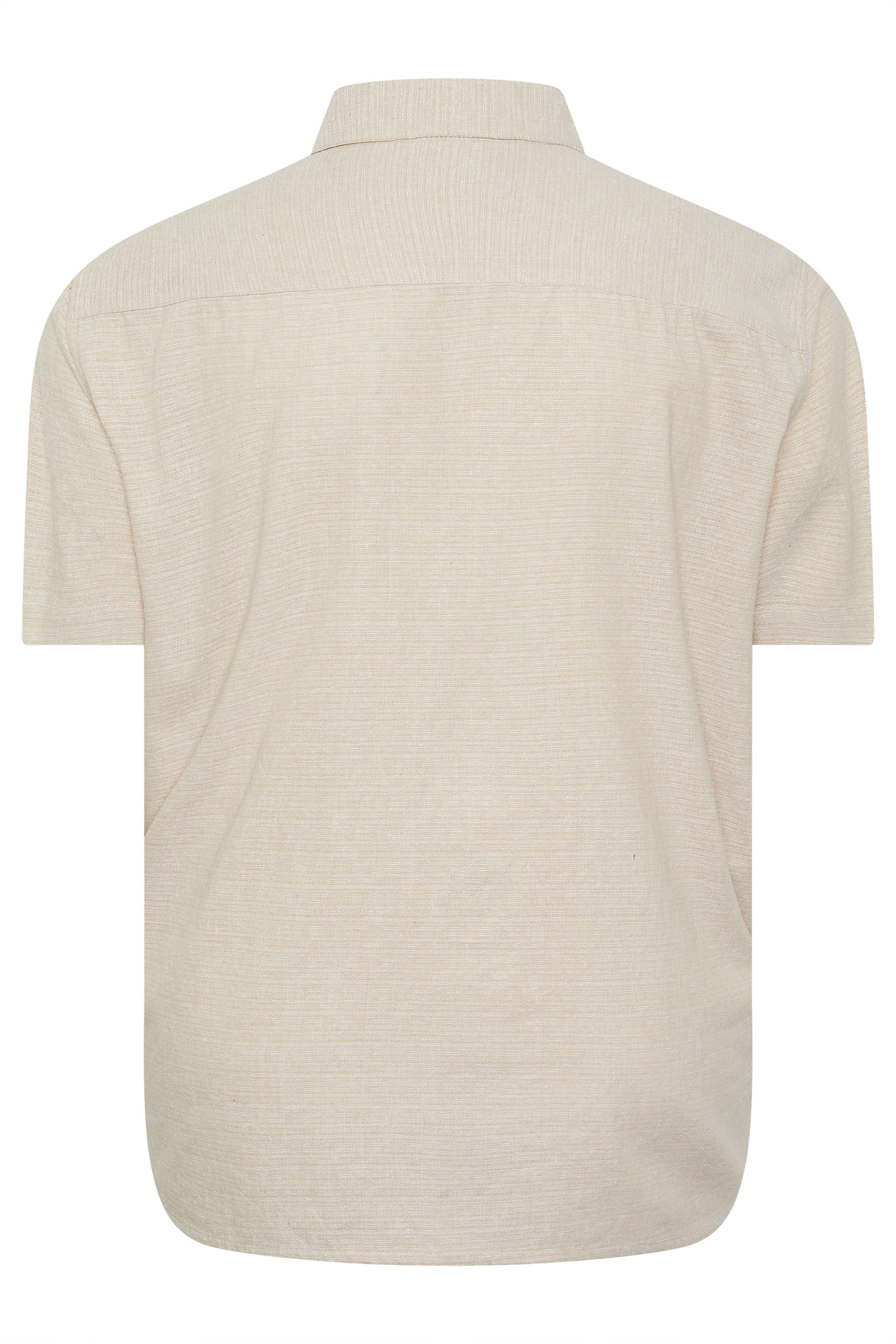 BadRhino Big & Tall Beige Brown Floral Embroidered Shirt | BadRhino 8