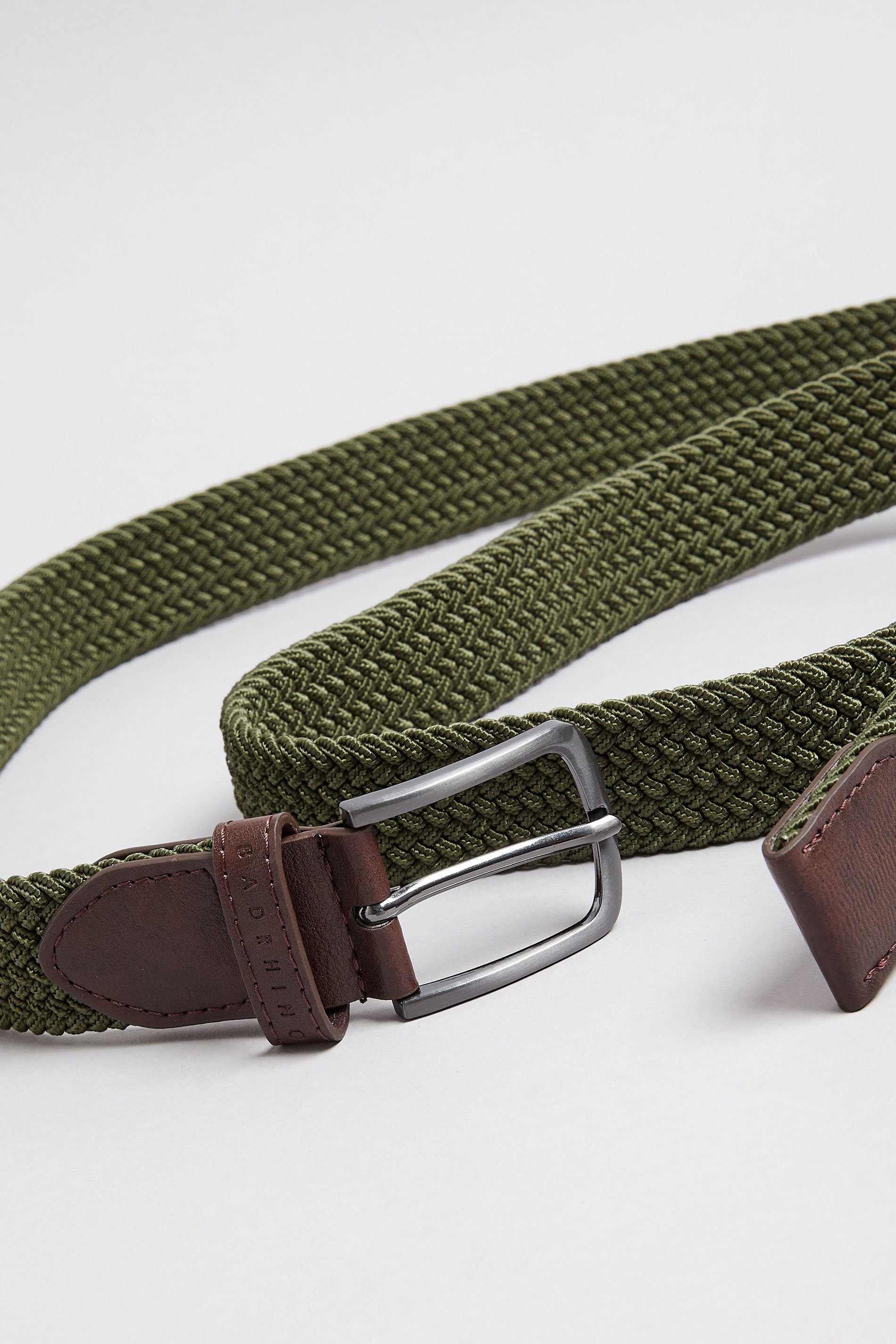 RHINO FLEX Olive Green Flex Elastic Belt | BadRhino 4