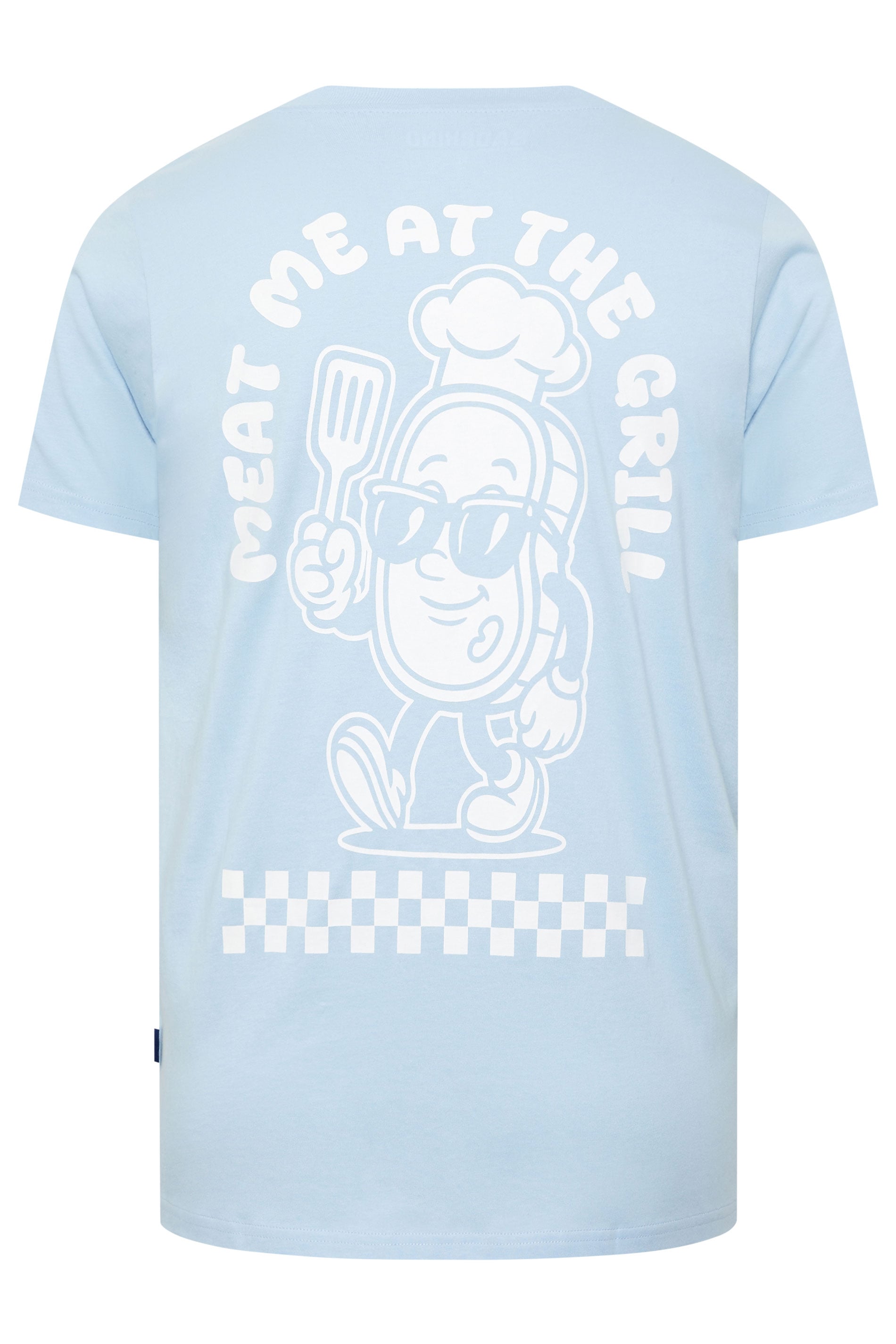BadRhino Big & Tall Blue 'Meat Grill' Graphic T-Shirt | BadRhino 7