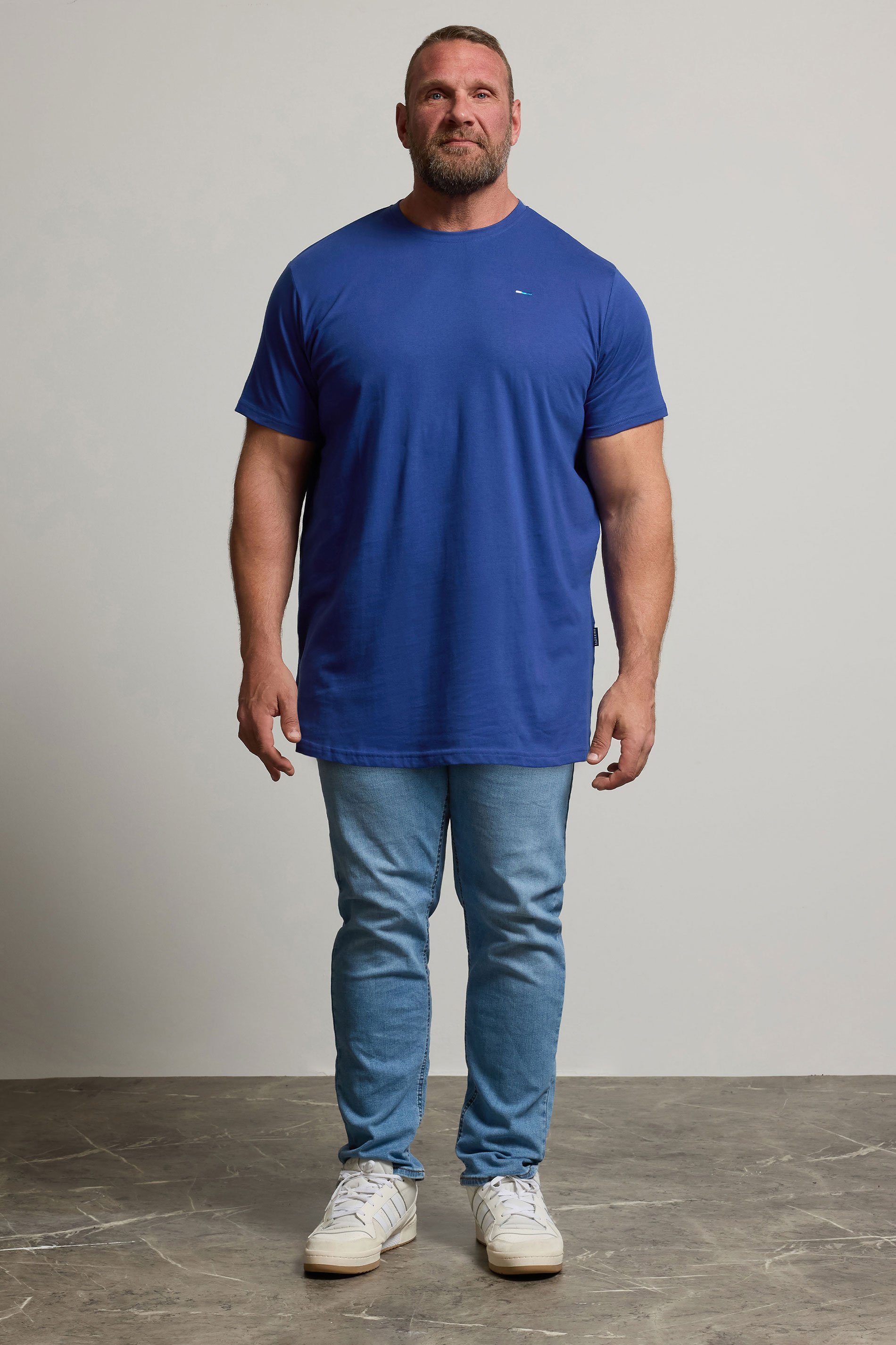 BadRhino Big & Tall Bright Blue Extra Long Core T-Shirt | BadRhino 2