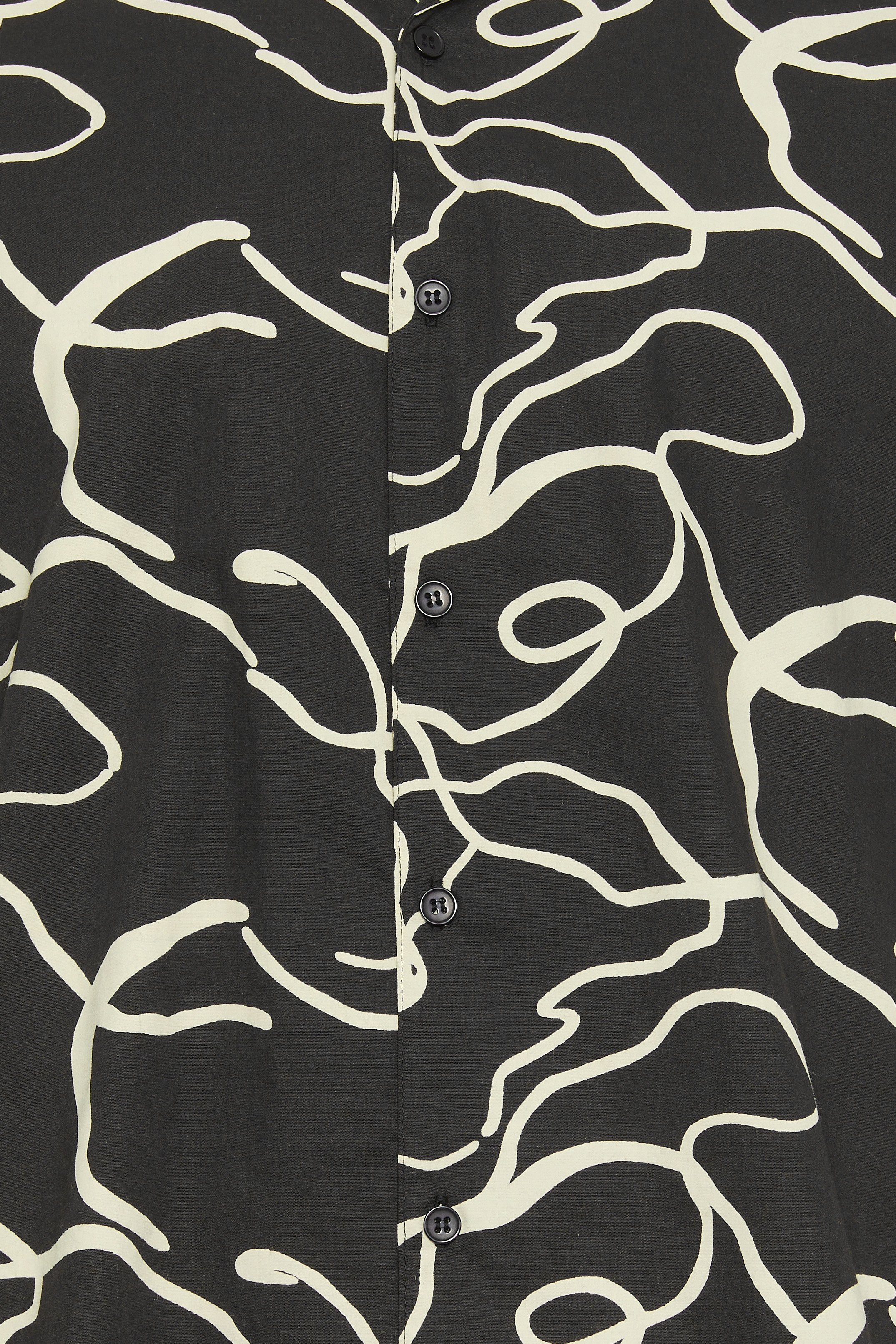 BadRhino Big & Tall Black Abstract Print Short Sleeve Shirt | BadRhino 6