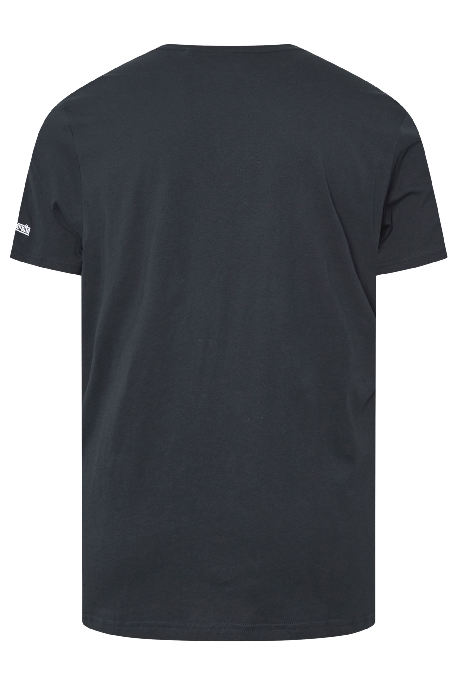 LAMBRETTA Big & Tall Navy Blue Abstract Scooter Print T-Shirt | BadRhino 4