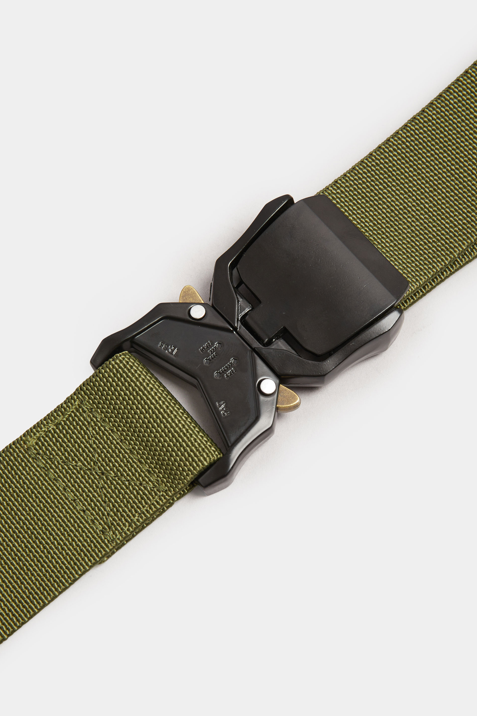 D555 Khaki Green Buckle Belt | BadRhino  2