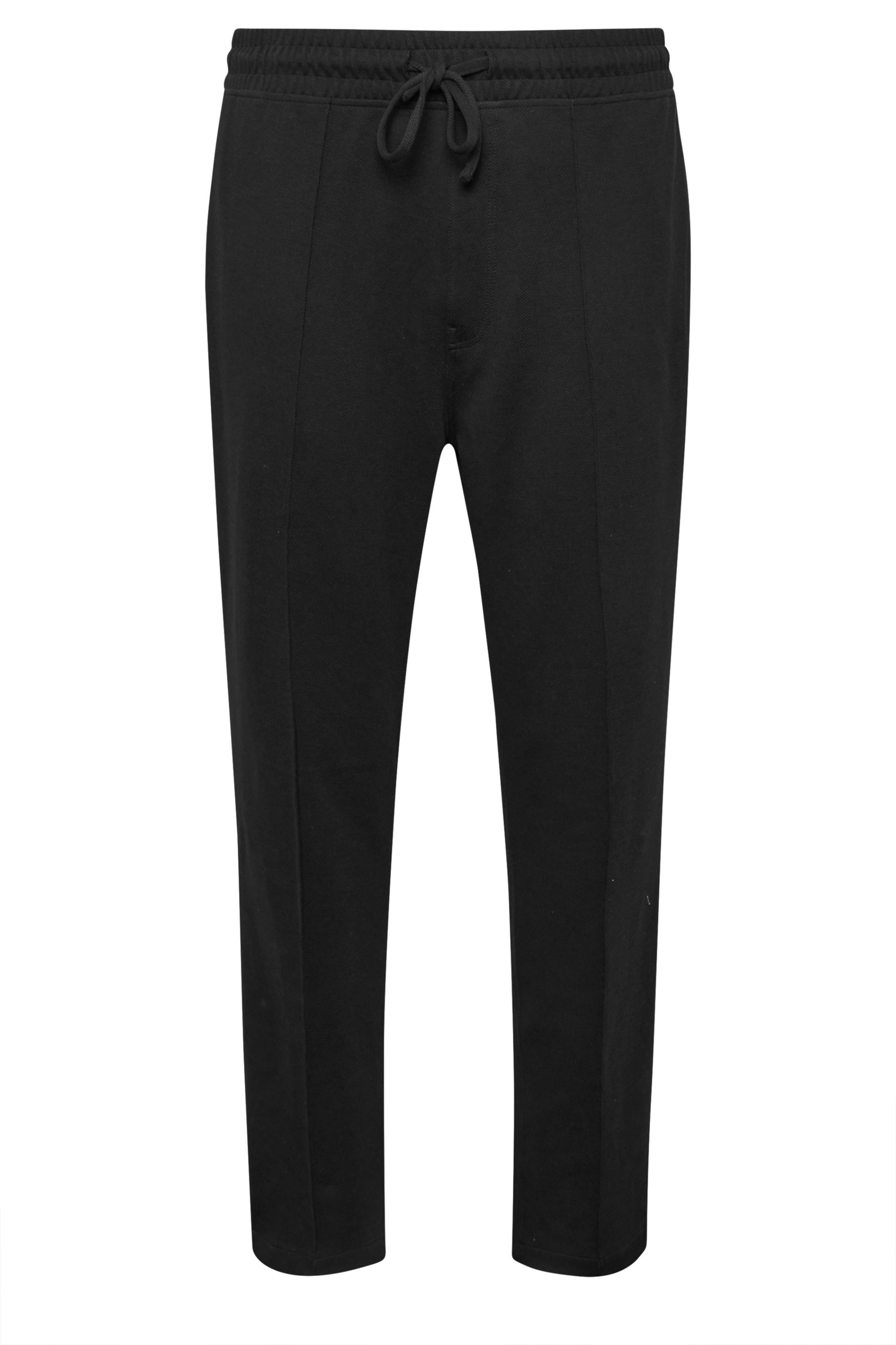 BadRhino Big & Tall Black Textured Jersey Joggers | BadRhino 7
