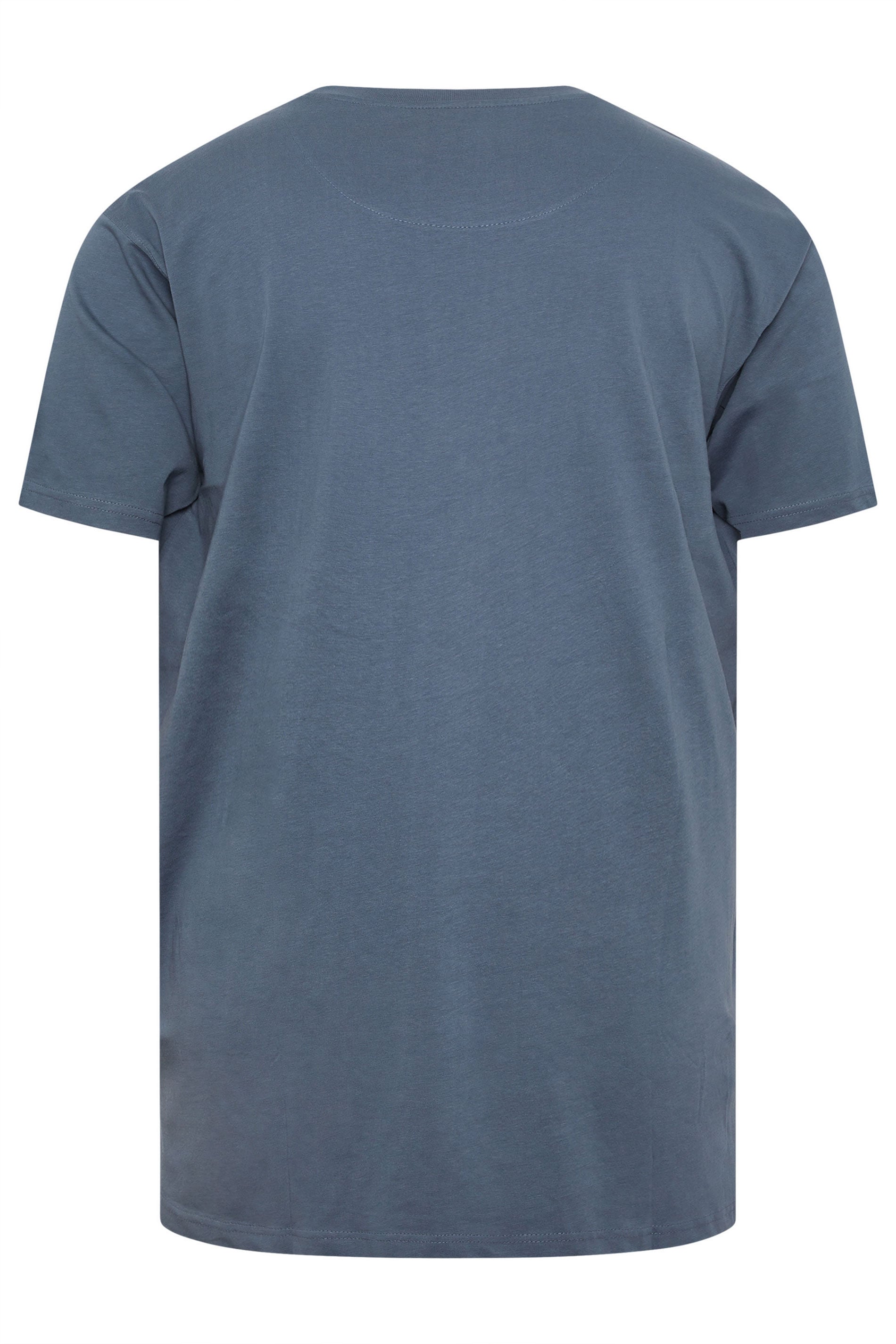 KAM Big & Tall Blue Snake Print T-Shirt | BadRhino 4