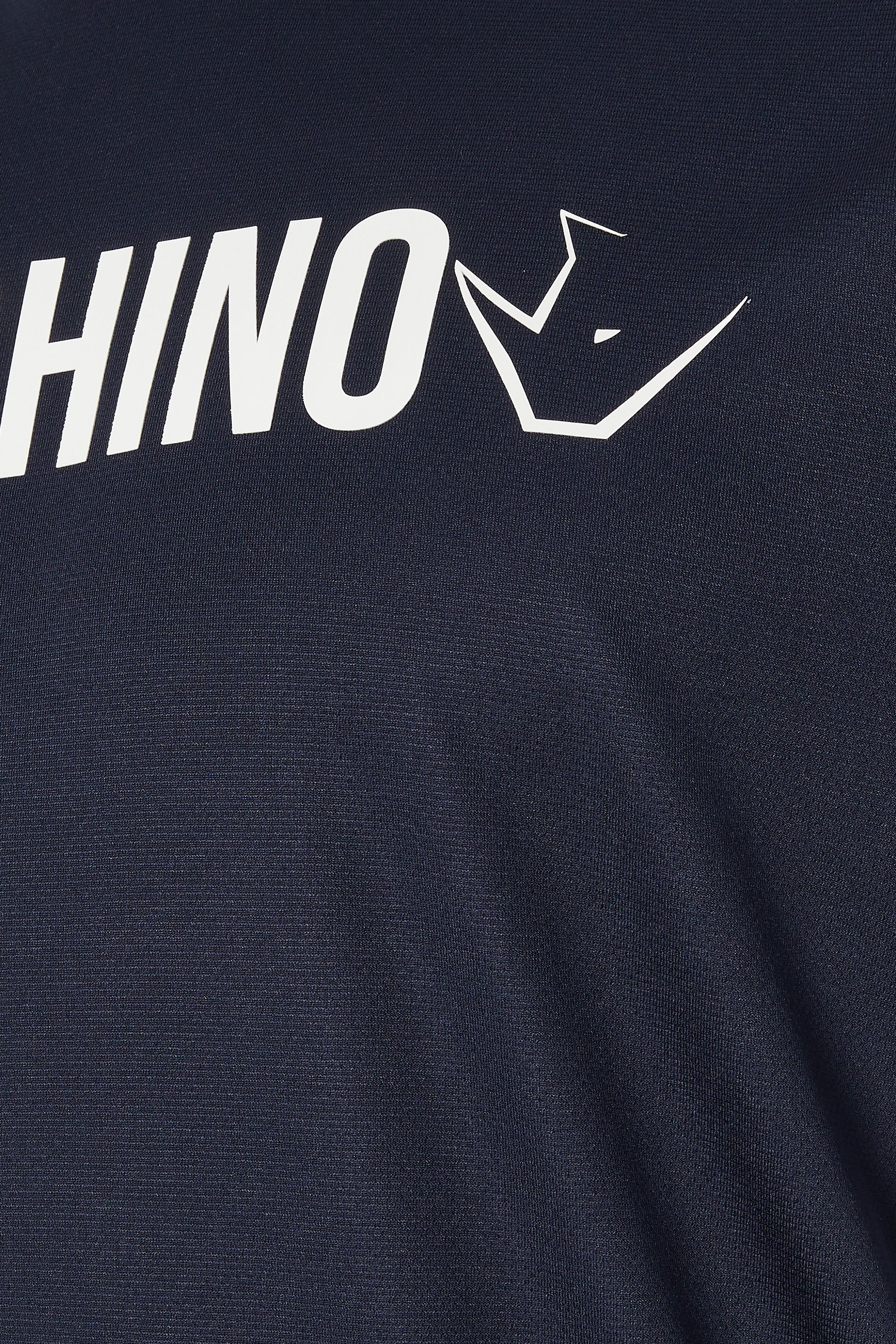 IronRhino Big & Tall Navy Blue Branded Performance T-Shirt | BadRhino 3