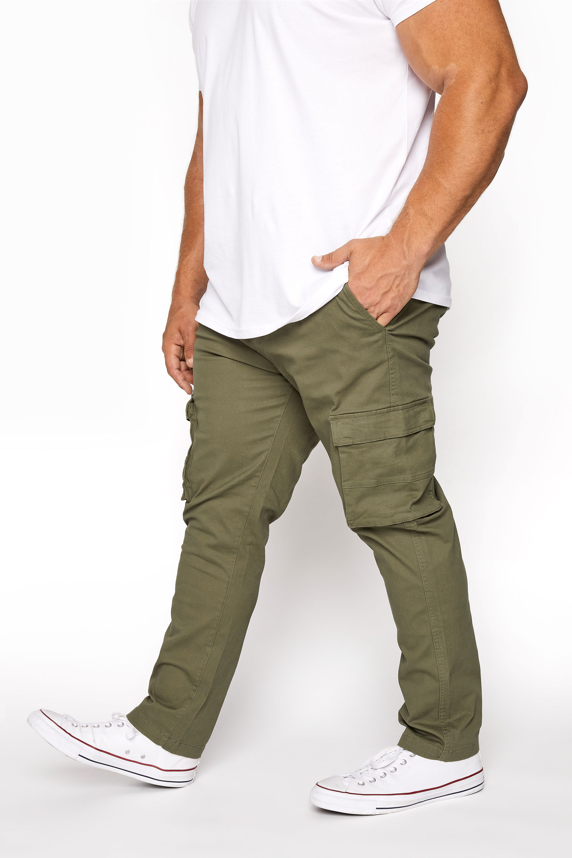 Khaki Wide Leg Cargo Pants | Pants | PrettyLittleThing USA
