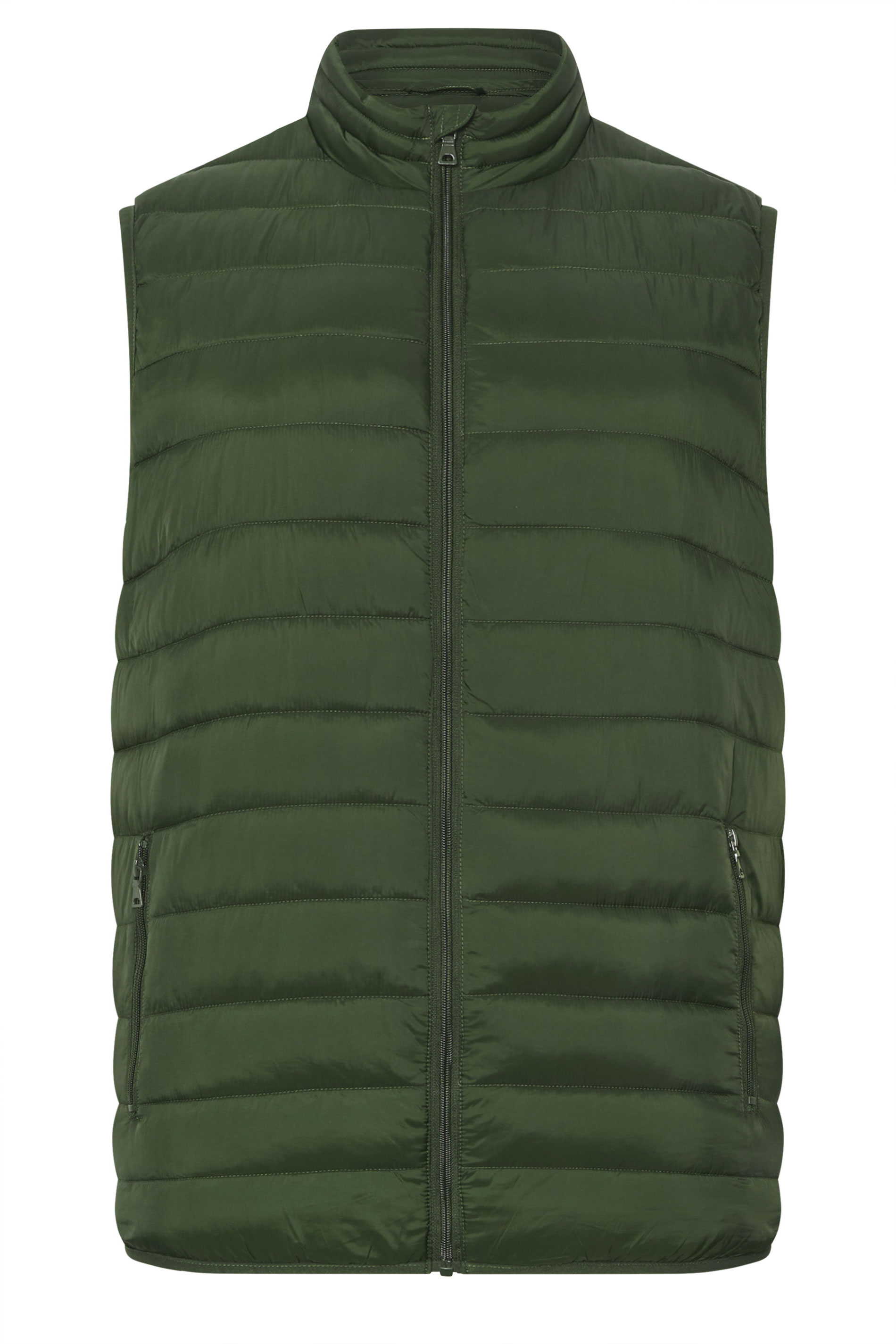 BadRhino Big & Tall Dark Green Puffer Gilet | BadRhino 5