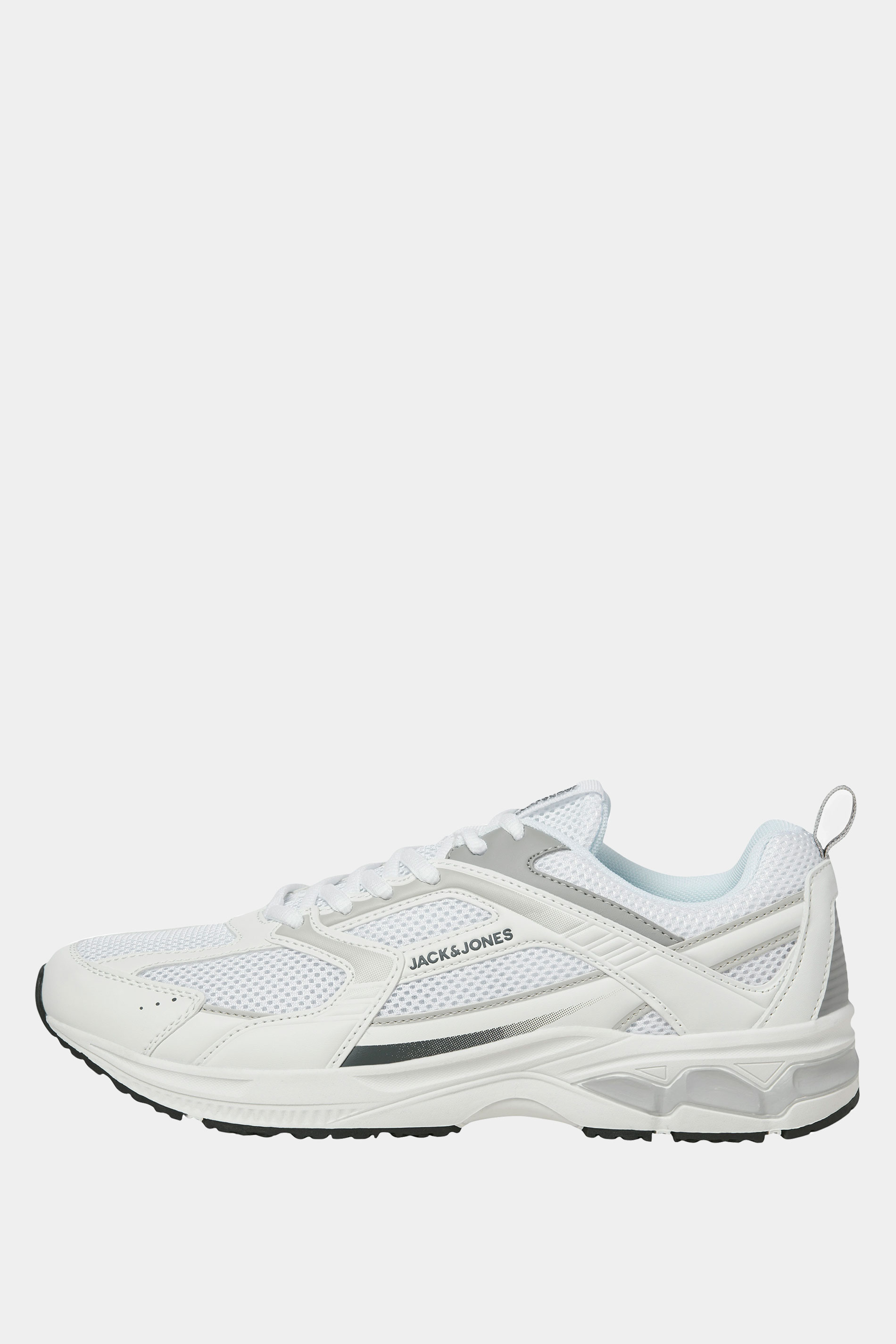 JACK & JONES White Mesh Trainer | BadRhino 3