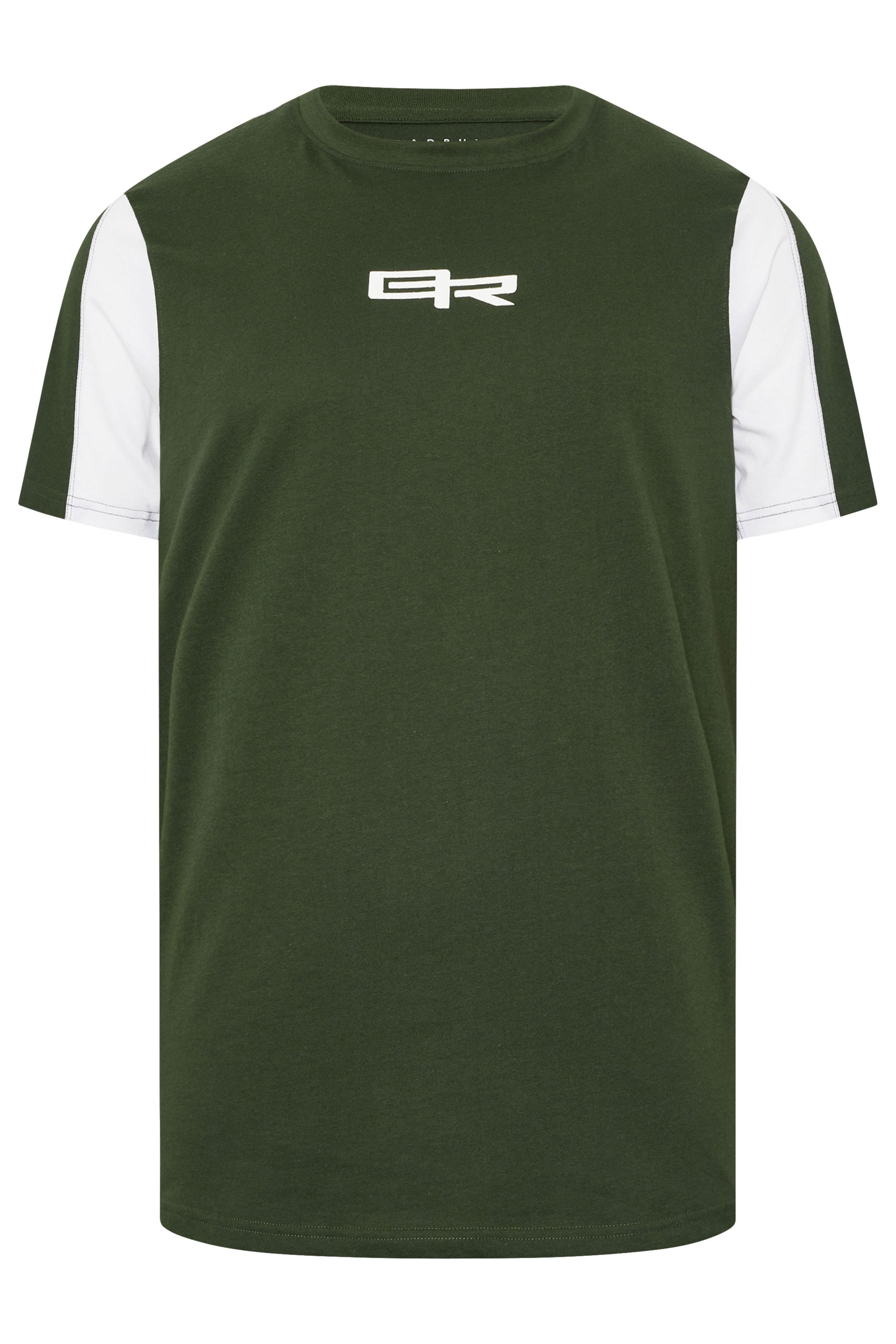 BadRhino Big & Tall Green Logo Cut & Sew T-Shirt | BadRhino 6