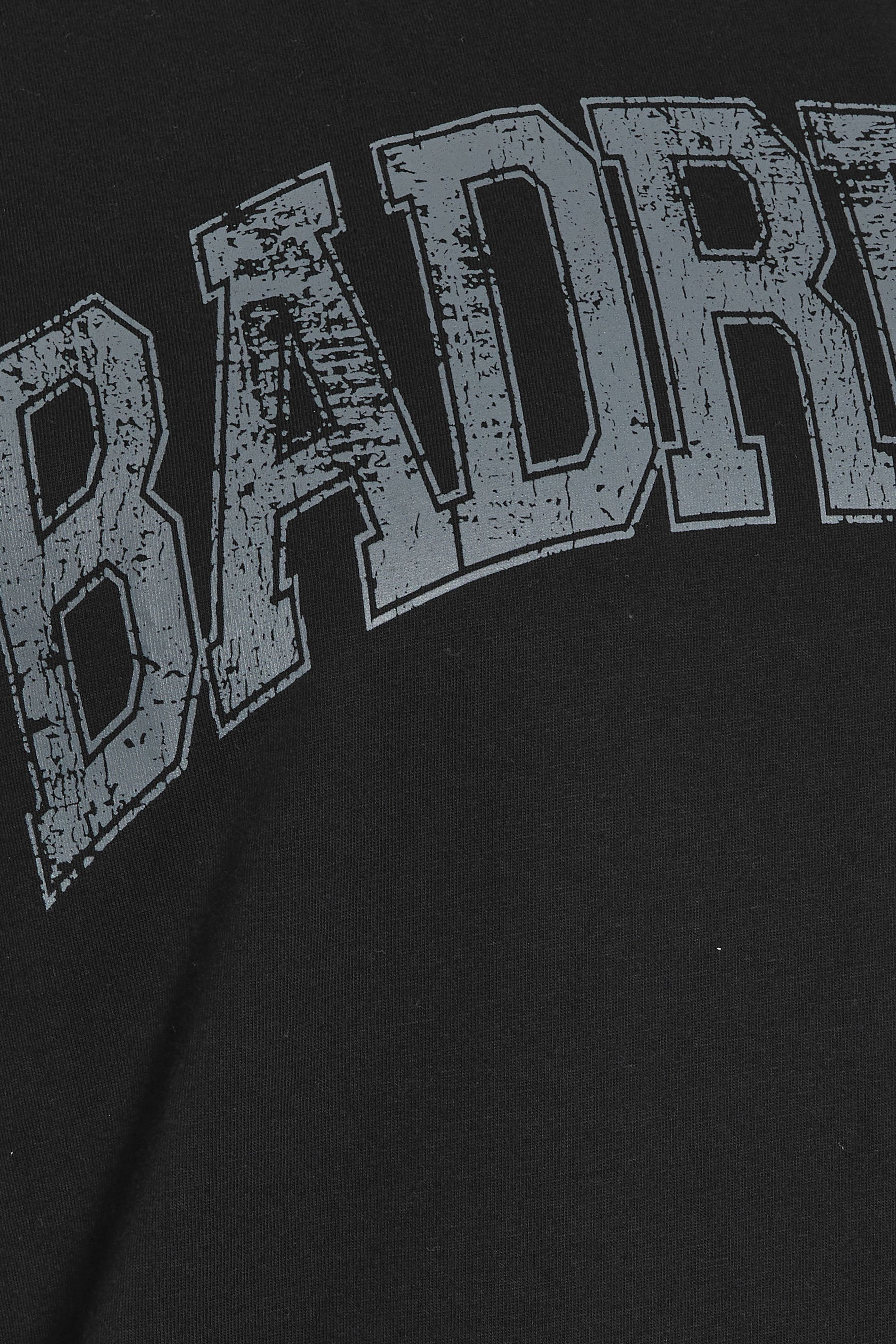 BadRhino Big & Tall Black Distressed Graphic T-Shirt | BadRhino 3