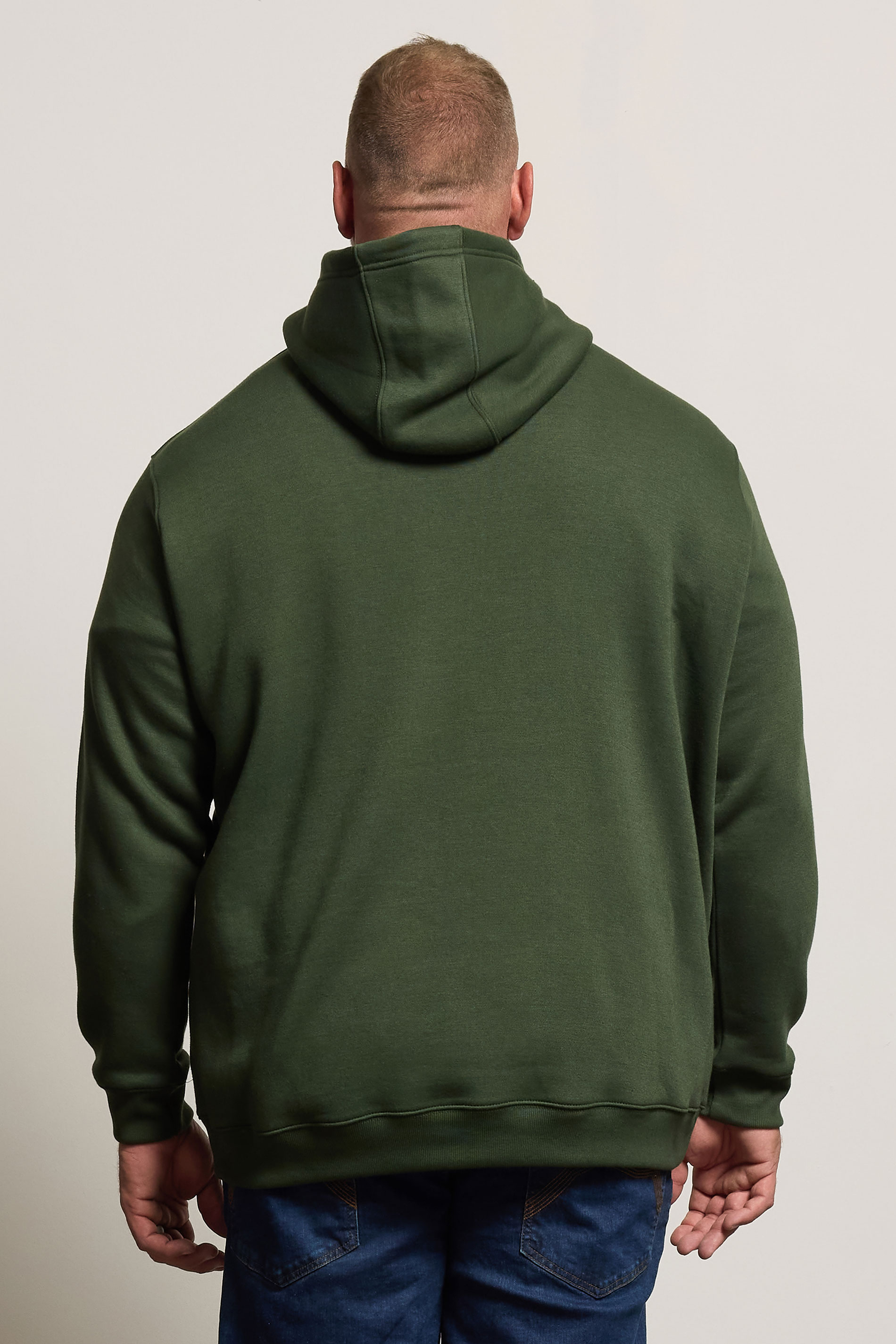 BadRhino Big & Tall Dark Green Hoodie | BadRhino 3
